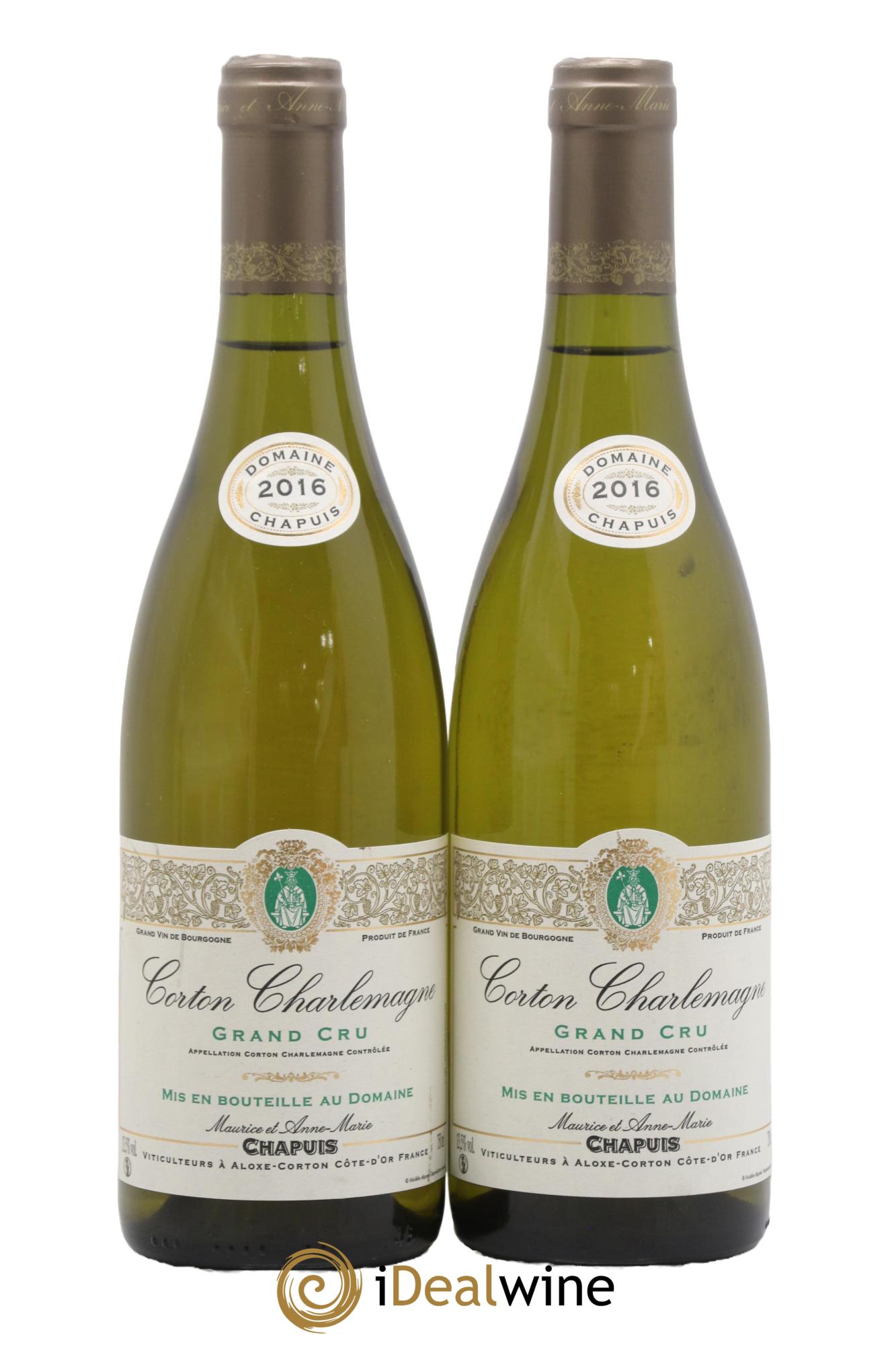 Corton-Charlemagne Grand Cru Chapuis & Chapuis 2016 - Lotto di 2 bottiglie - 0