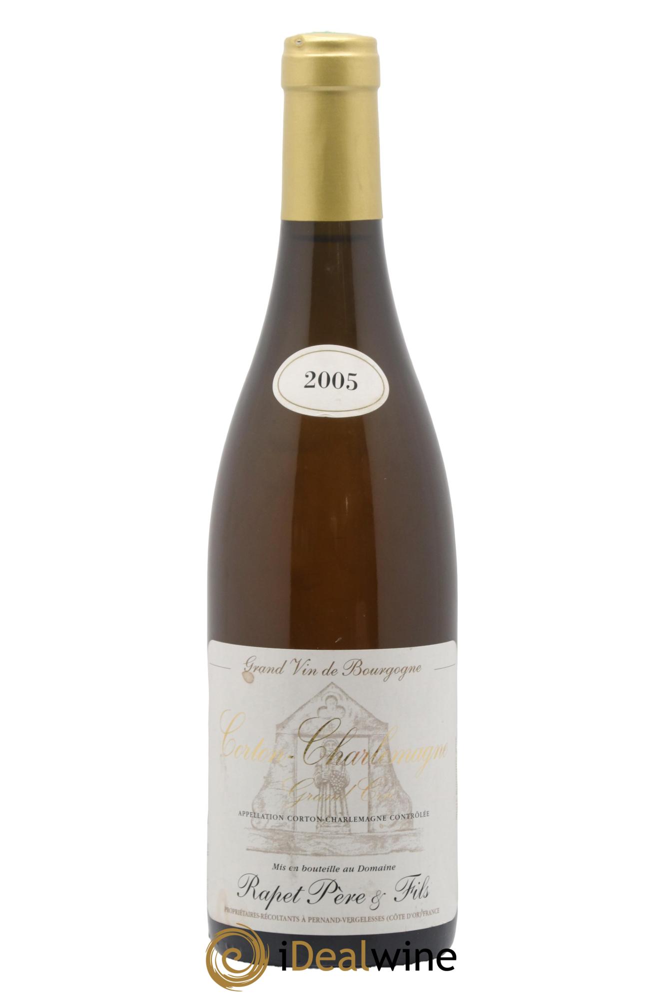 Corton-Charlemagne Grand Cru Rapet Père & Fils 2005 - Lotto di 1 bottiglia - 0