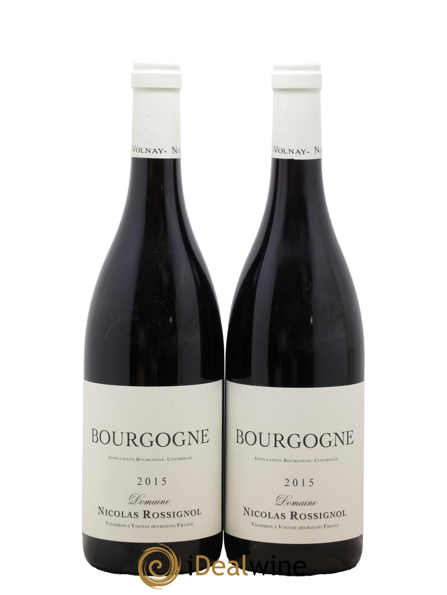 Bourgogne Nicolas Rossignol 2015 - Lot of 2 bottles - 0