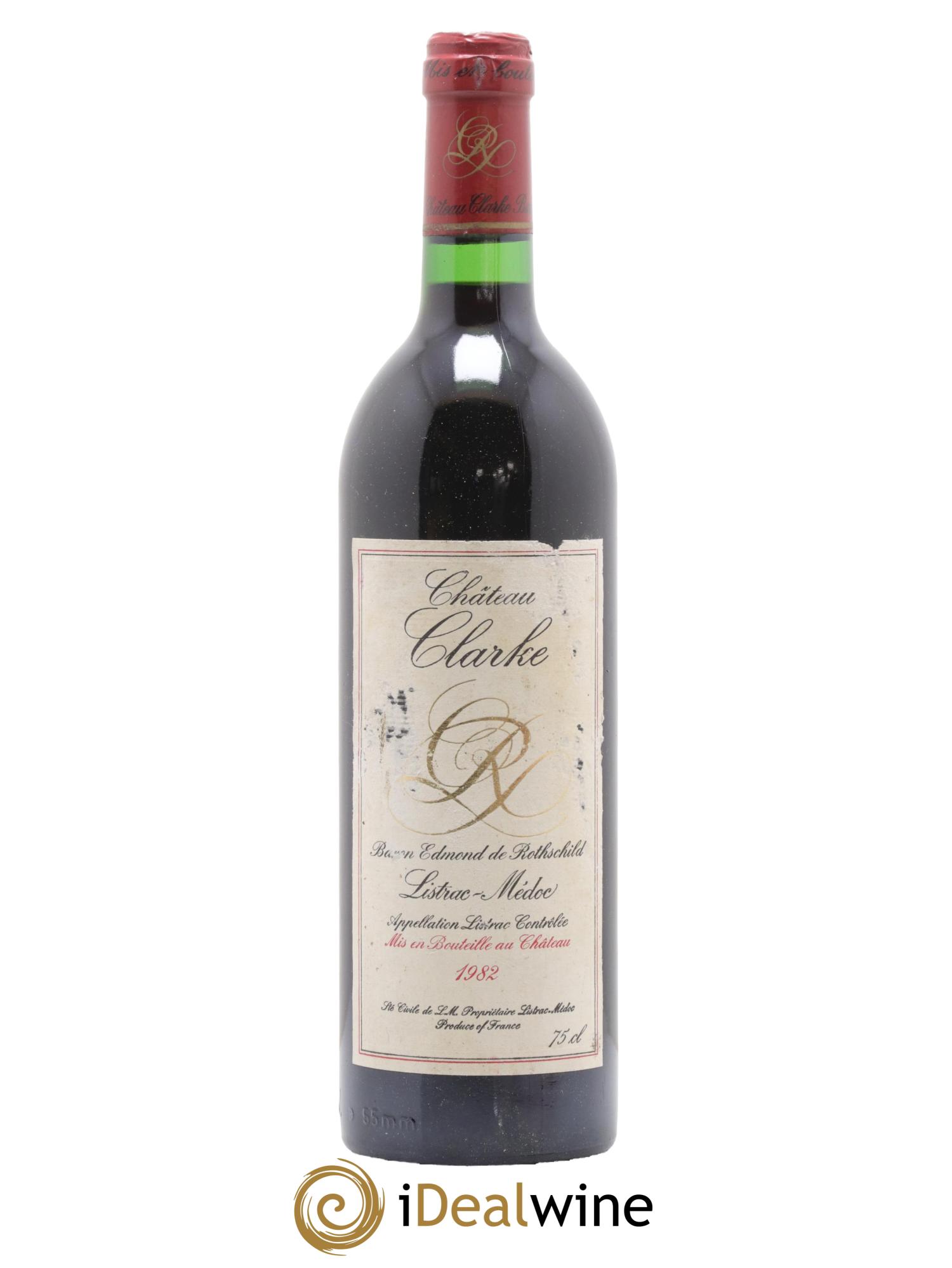 Château Clarke 1982 - Lot de 1 bouteille - 0