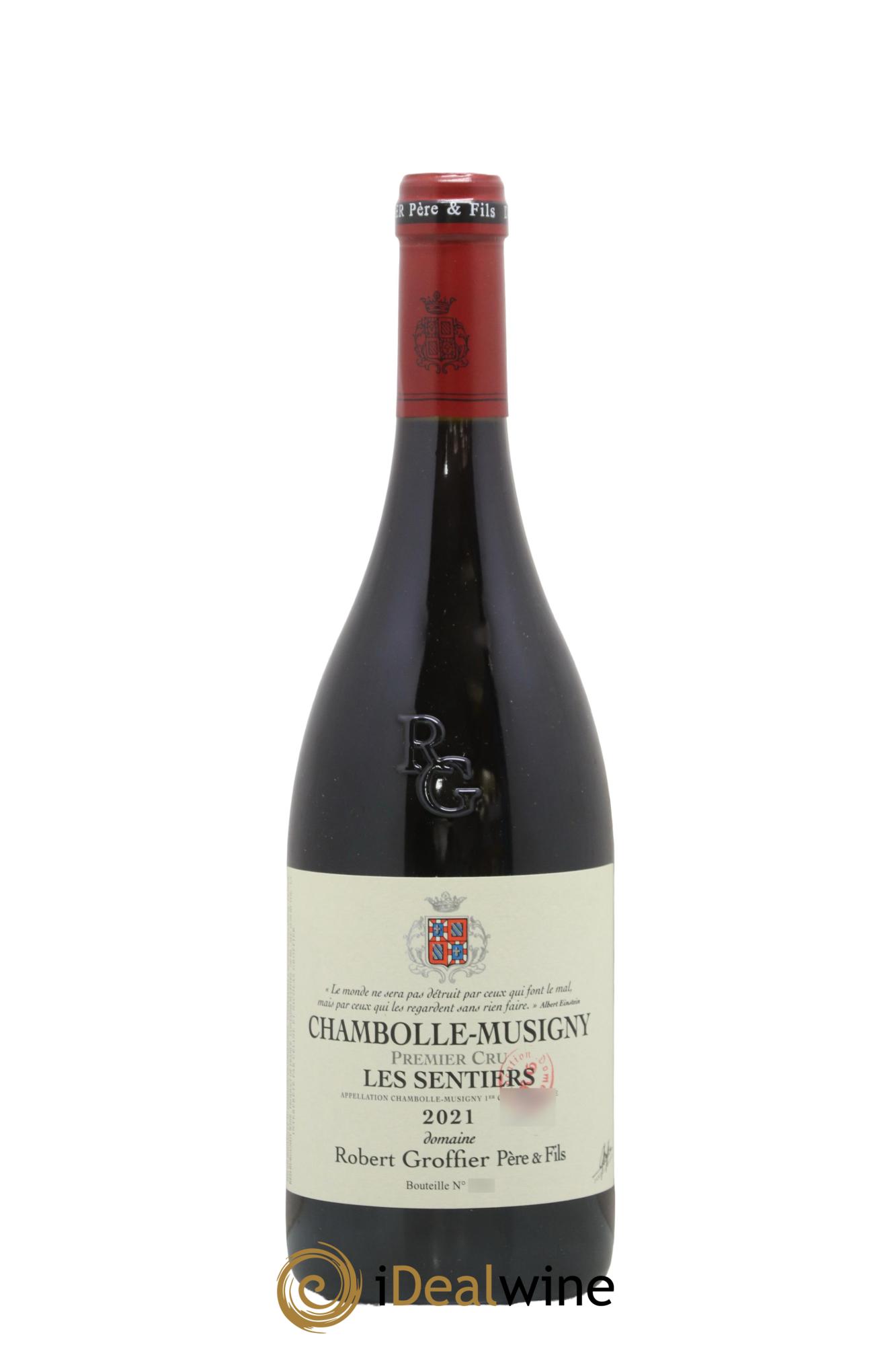 Chambolle-Musigny 1er Cru Les Sentiers Robert Groffier Père & Fils (Domaine) 2021 - Lot de 1 bouteille - 0