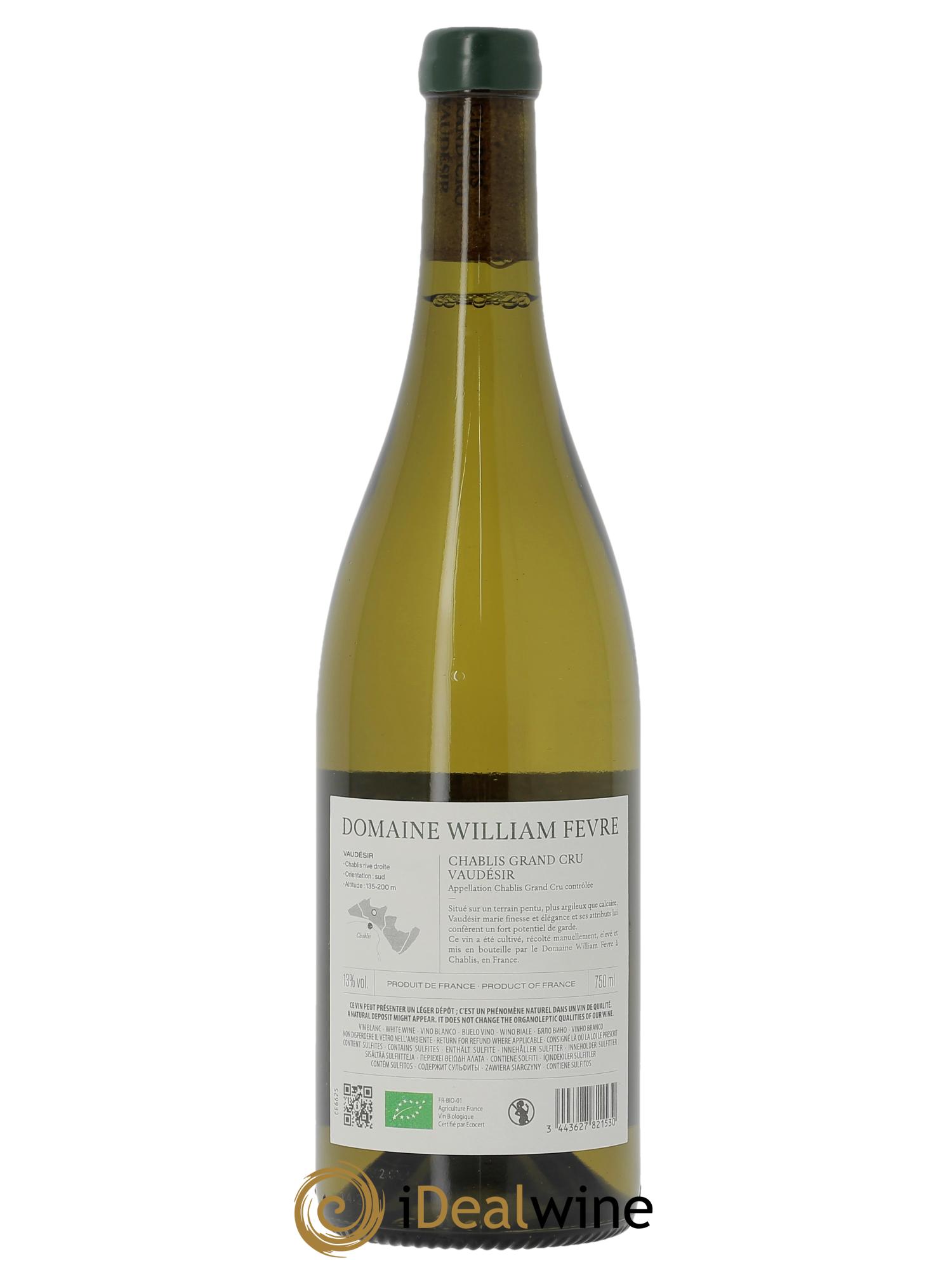 Chablis Grand Cru Vaudésir William Fèvre (CBO à partir de 6 bts) 2023 - Lot de 1 bouteille - 1