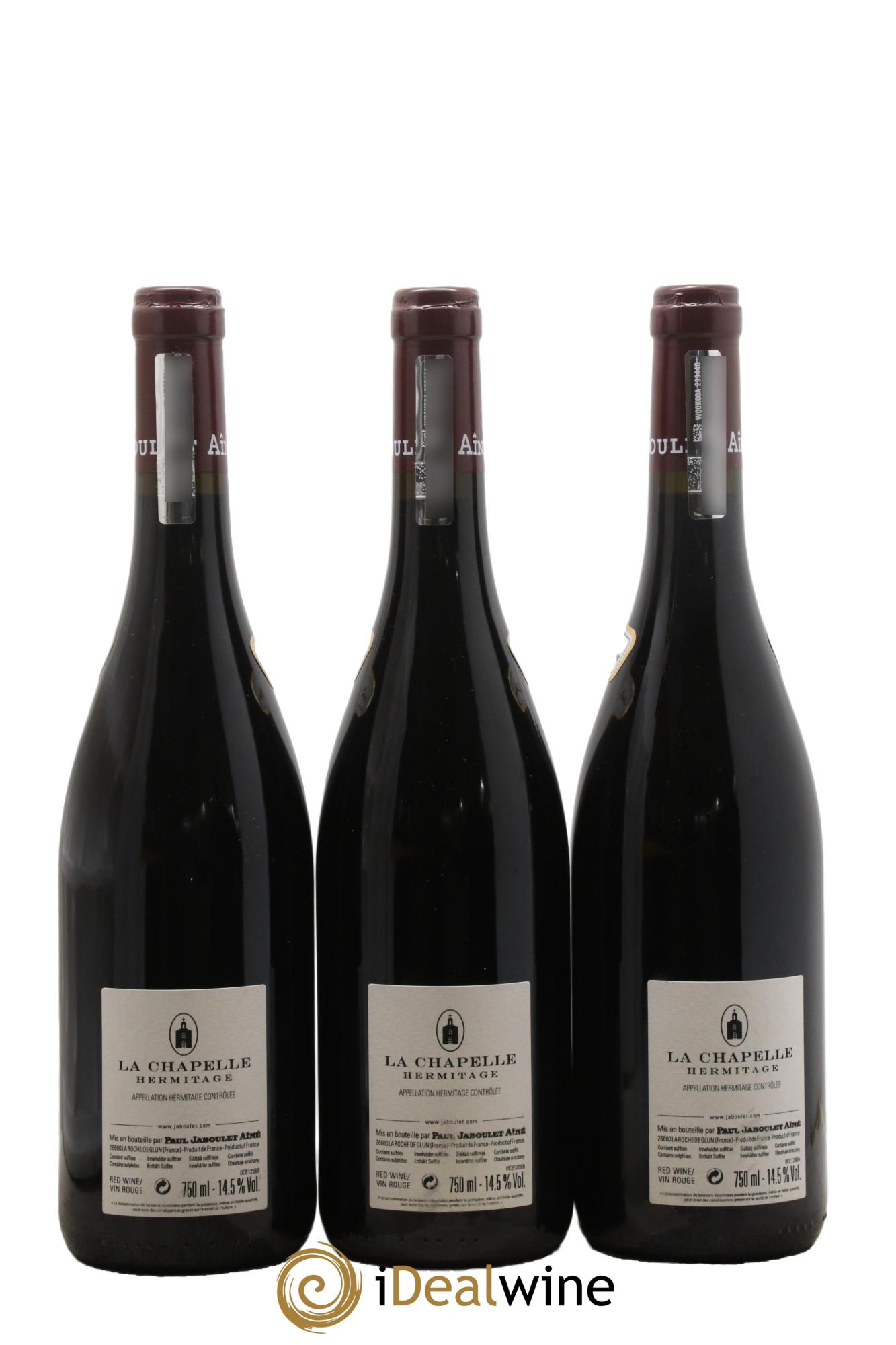 Hermitage La Chapelle Paul Jaboulet Ainé 2015 - Lot de 3 bouteilles - 1