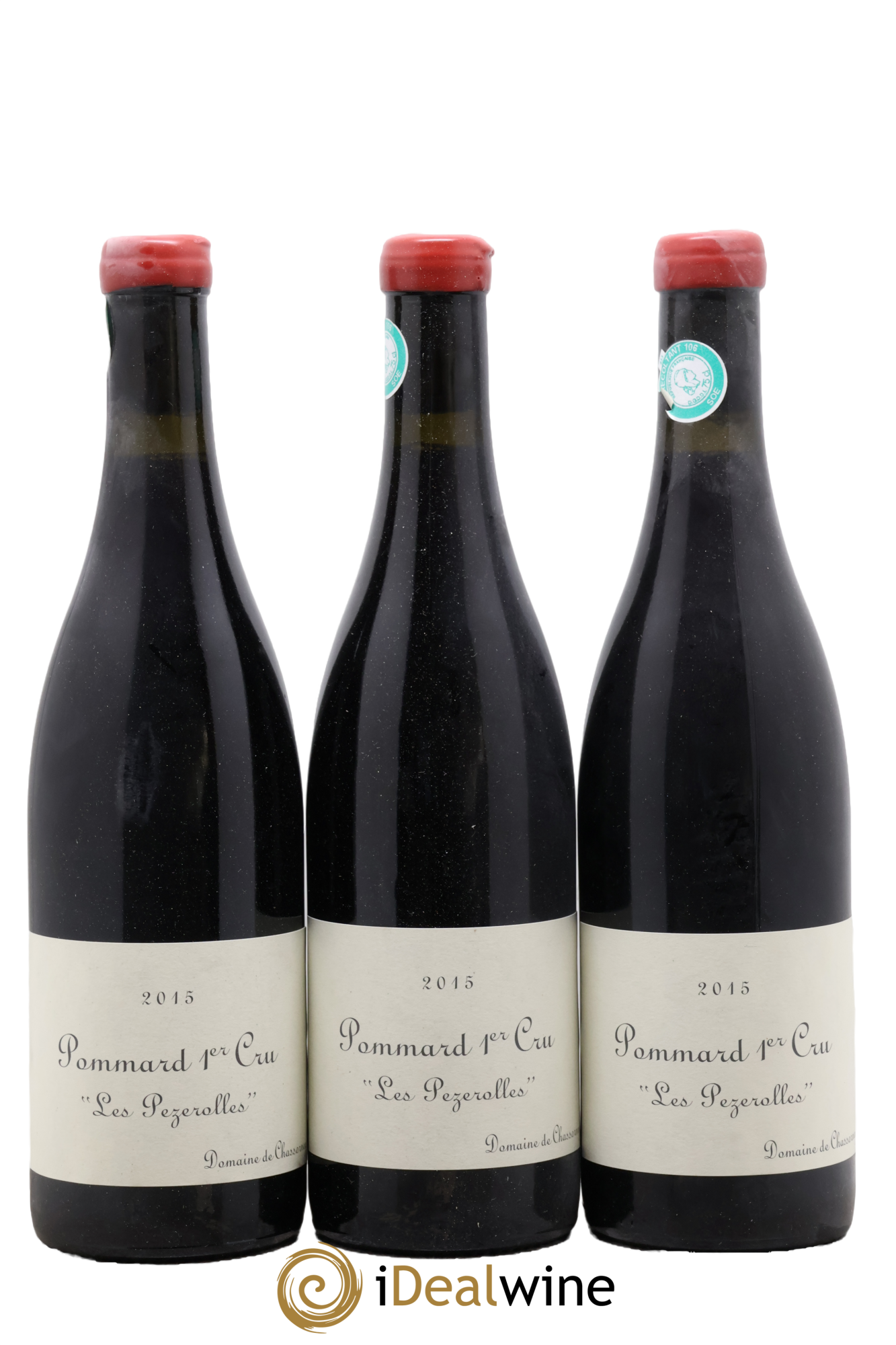 Pommard 1er Cru Les Pezerolles Domaine de Chassorney - Frédéric Cossard 2015 - Lot de 3 bouteilles - 0