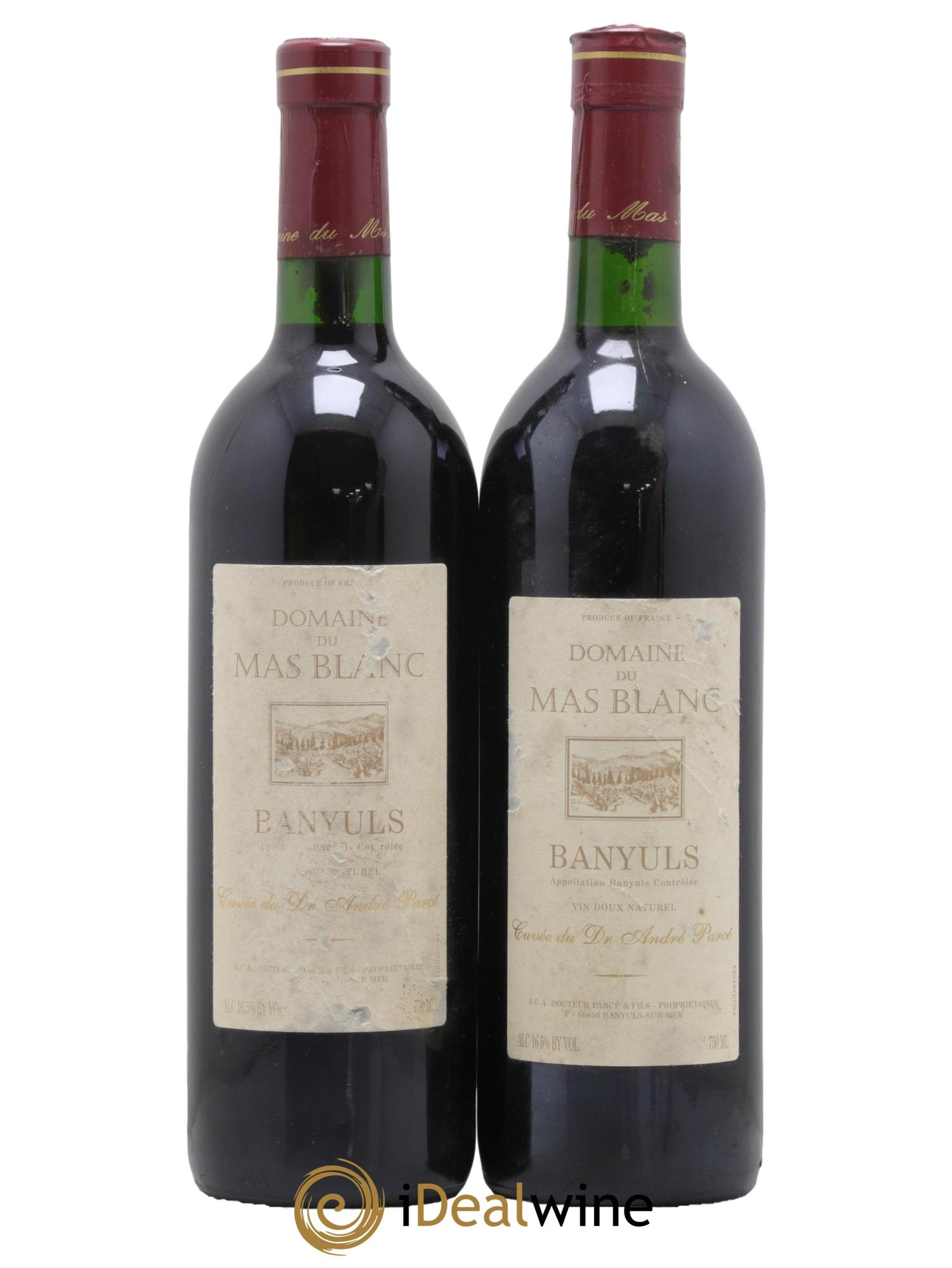 Banyuls Cuvee Dr Andre Parce Domaine du Mas Blanc - Lotto di 2 bottiglie - 0