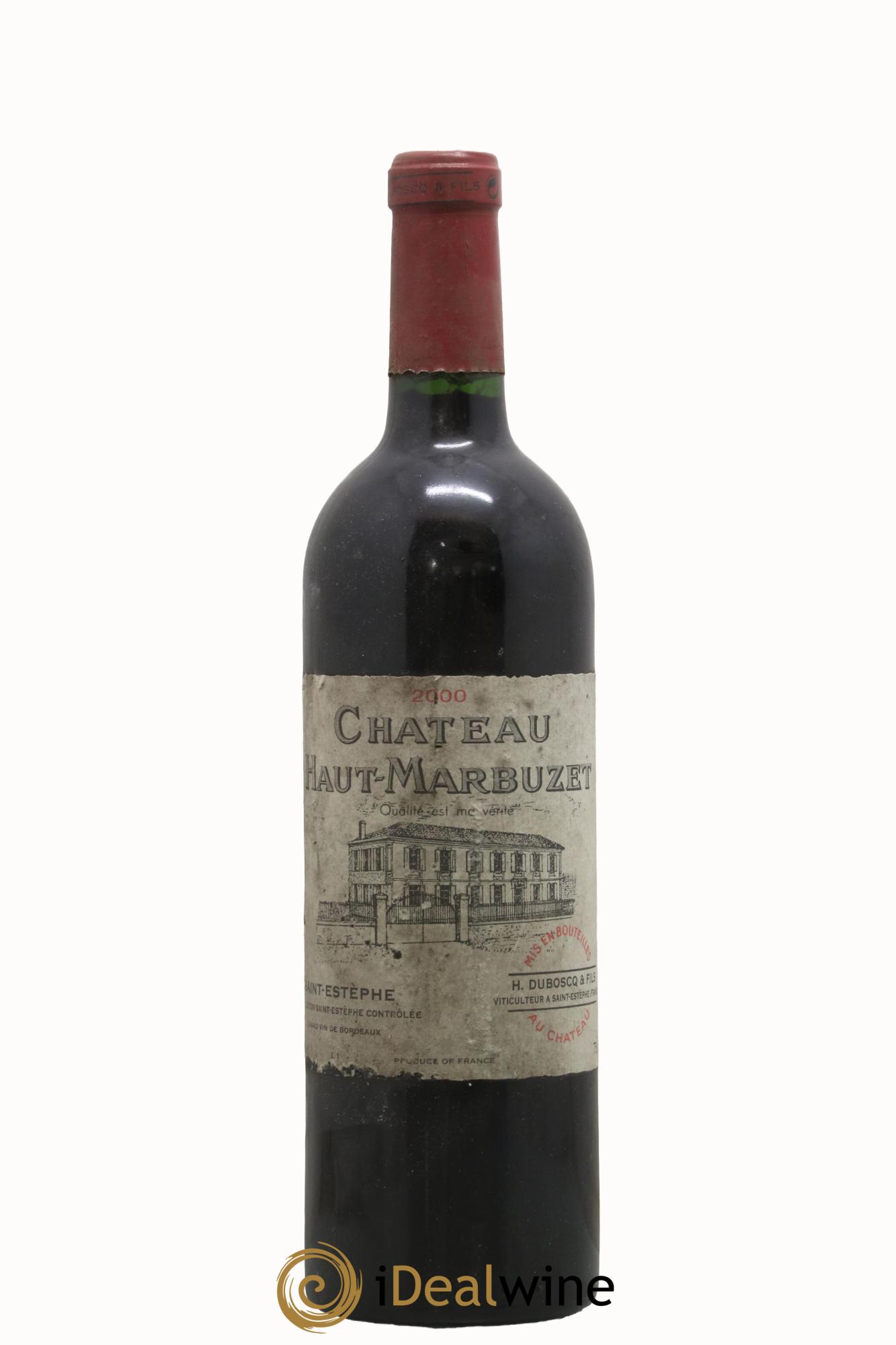 Château Haut Marbuzet 2000 - Lot de 1 bouteille - 0