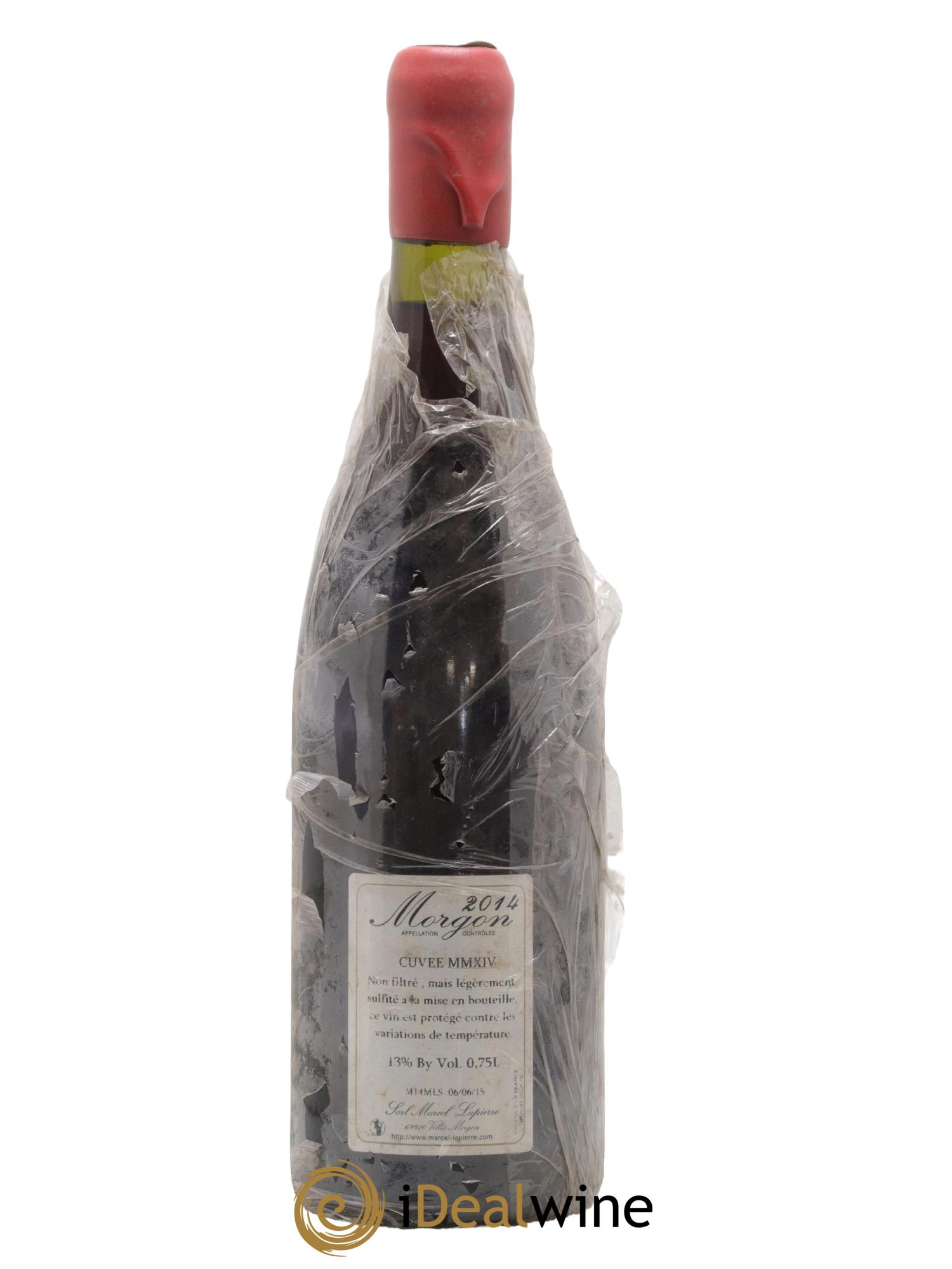 Morgon Cuvée Marcel Lapierre Marcel Lapierre (Domaine) 2014 - Lot de 1 bouteille - 1