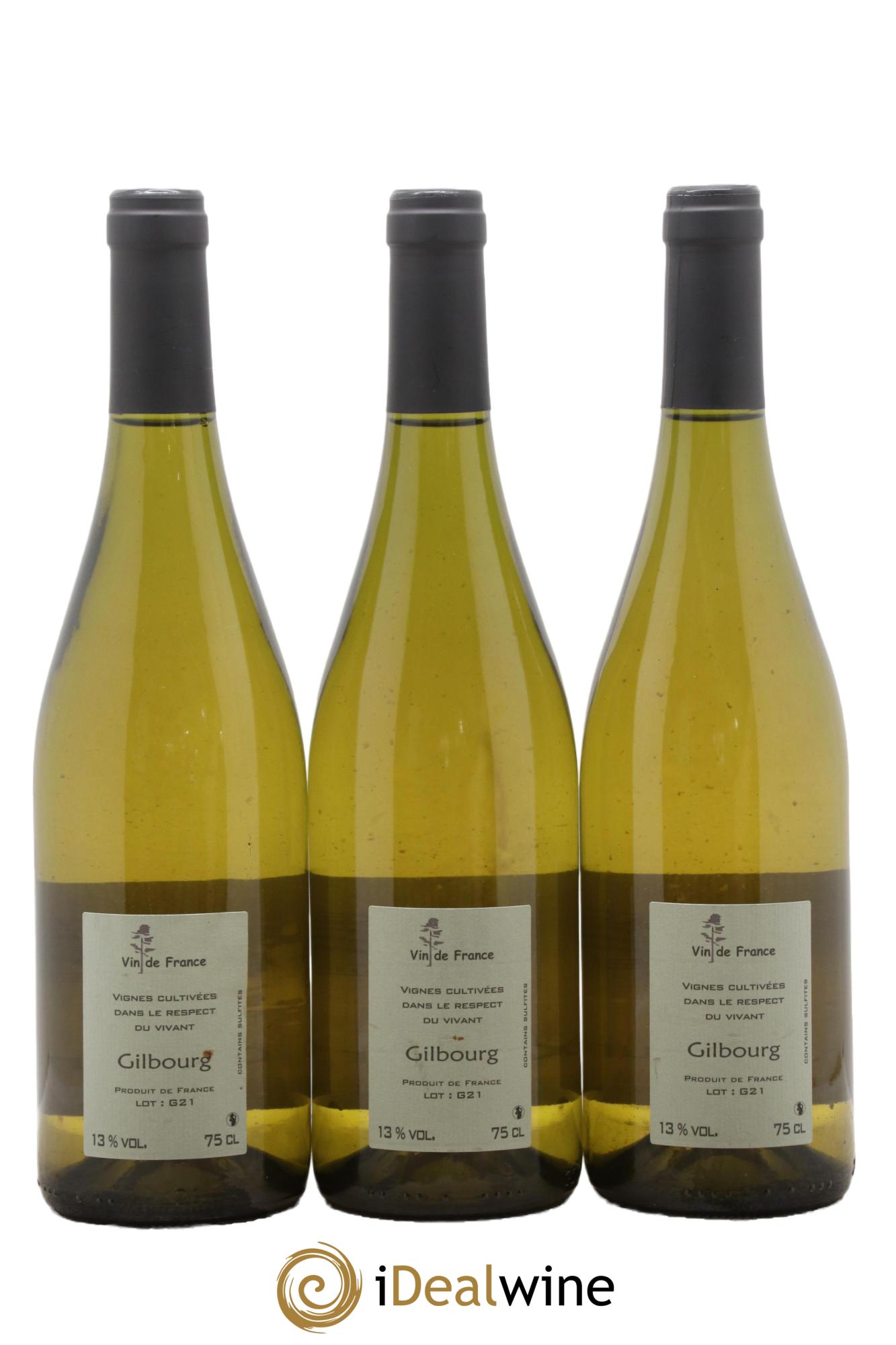 Vin de France Gilbourg Benoit Courault 2021 - Lot de 3 bouteilles - 1