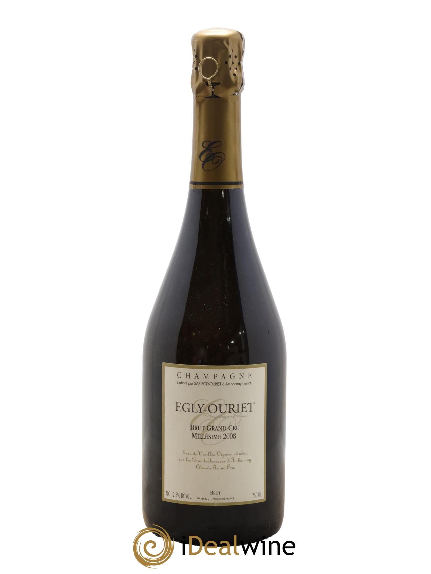 Ambonnay Vieilles Vignes Brut Millésimé Egly-Ouriet 2008 - Lot de 1 bouteille - 0