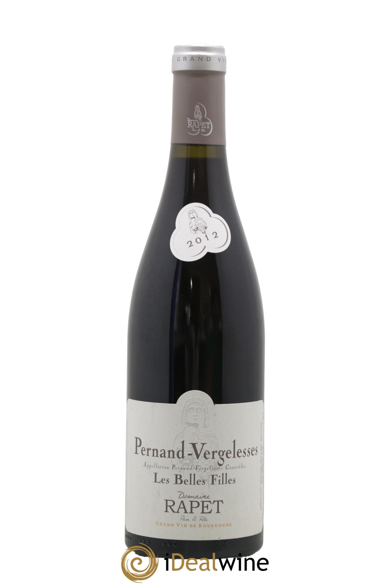 Pernand-Vergelesses Les Belles Filles Rapet Père & Fils 2012 - Lot de 1 bouteille - 0