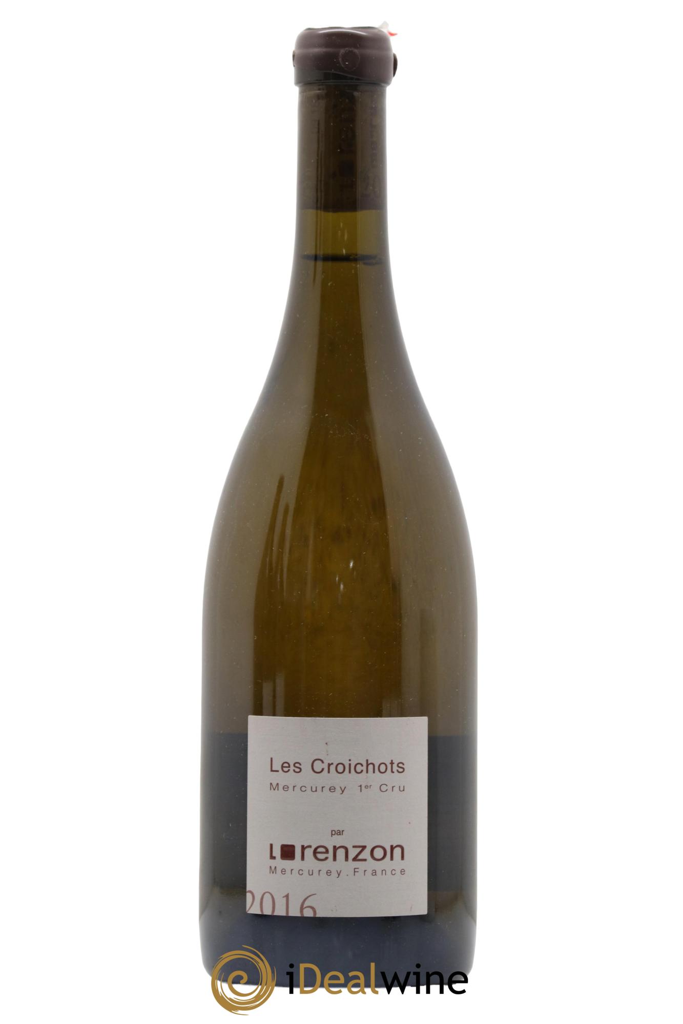 Mercurey 1er Cru Les Croichots Domaine Lorenzon 2016 - Lot de 1 bouteille - 0