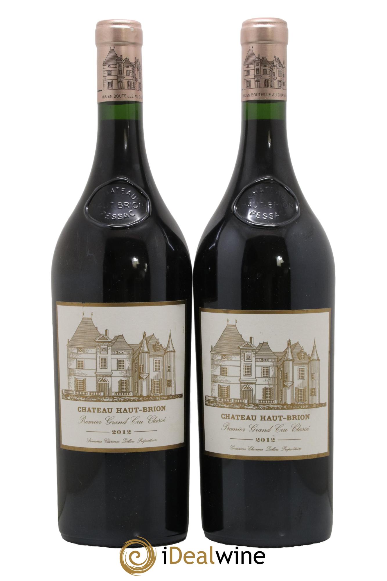 Château Haut Brion 1er Grand Cru Classé 2012 - Lot de 2 magnums - 0