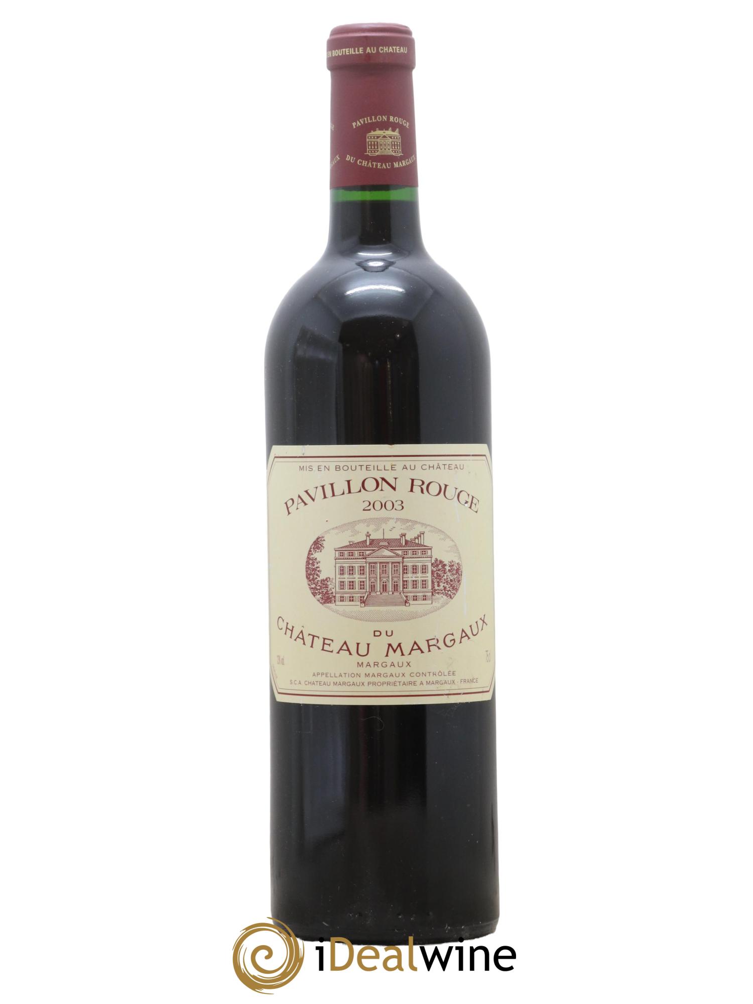 Pavillon Rouge du Château Margaux Second Vin 2003 - Posten von 1 Flasche - 0