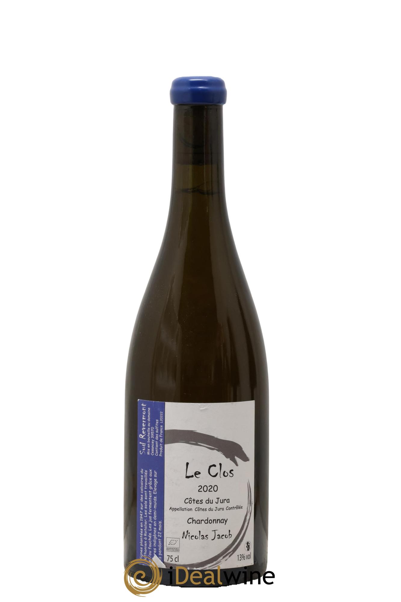 Côtes du Jura Chardonnay Le Clos Nicolas Jacob 2020 - Lot of 1 bottle - 0