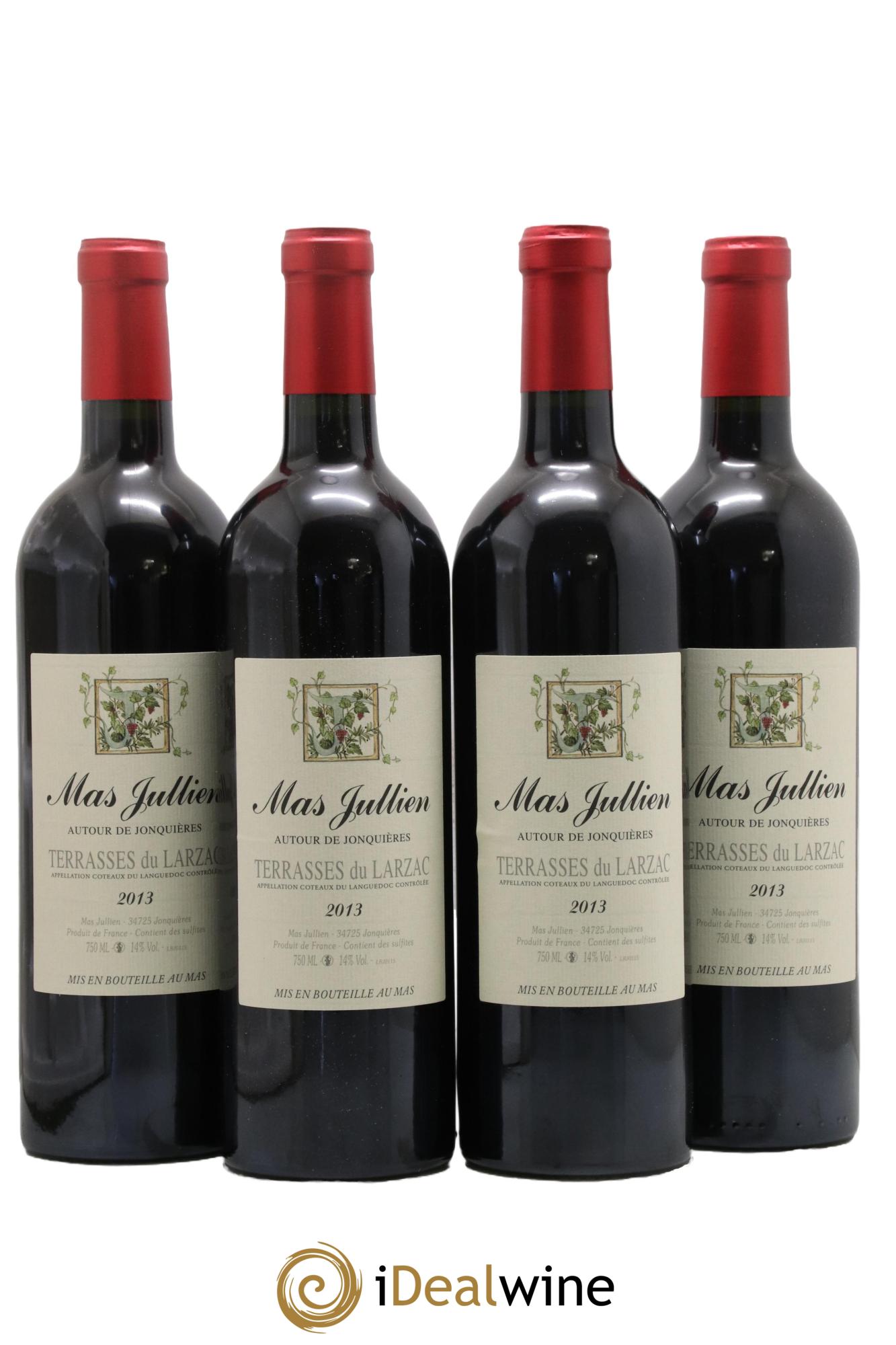 Coteaux du Languedoc - Terrasses du Larzac Mas Jullien Autour de Jonquières Olivier Jullien 2013 - Lotto di 4 bottiglie - 0