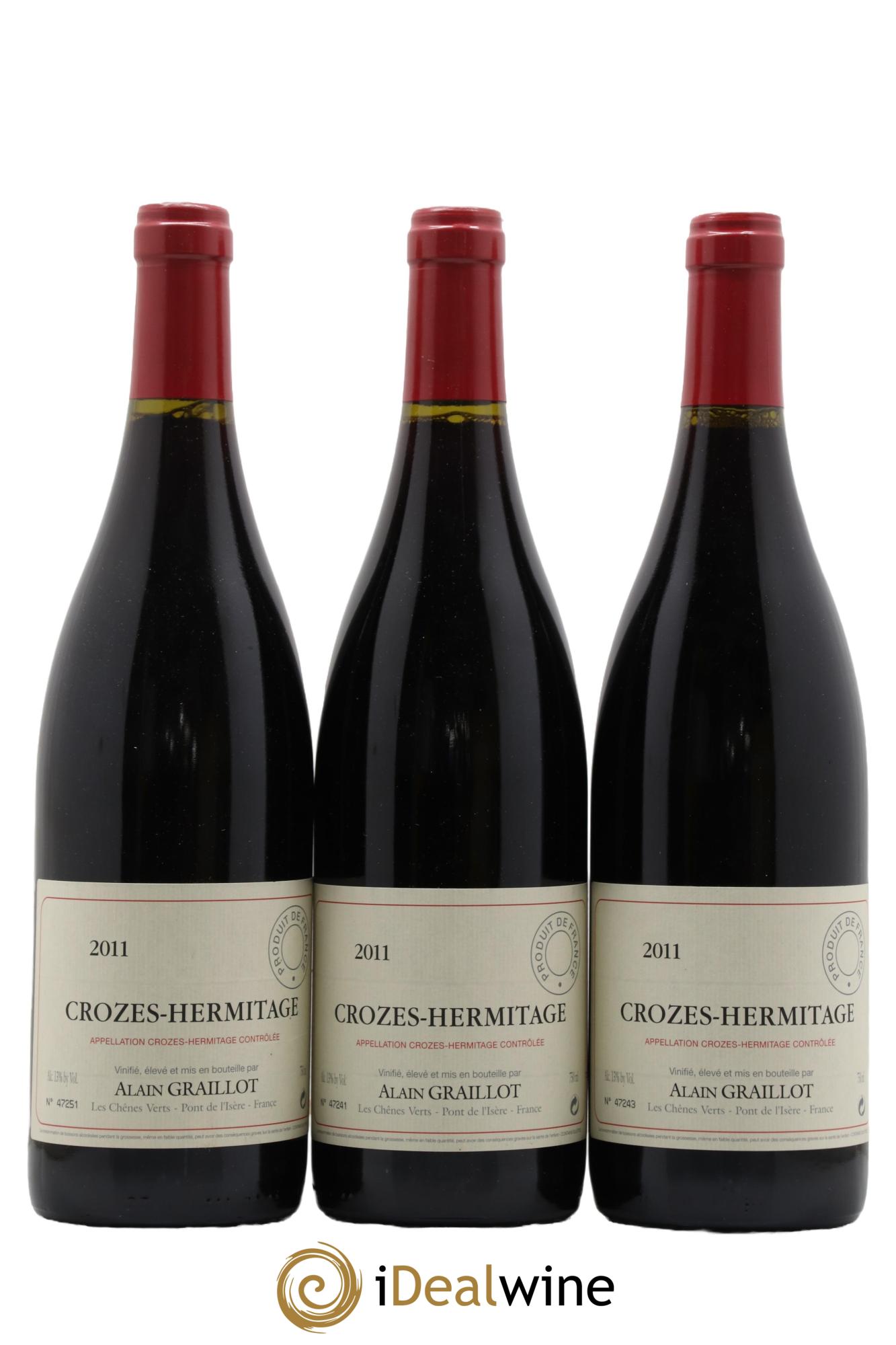 Crozes-Hermitage Domaine Graillot 2011 - Lot de 3 bouteilles - 0