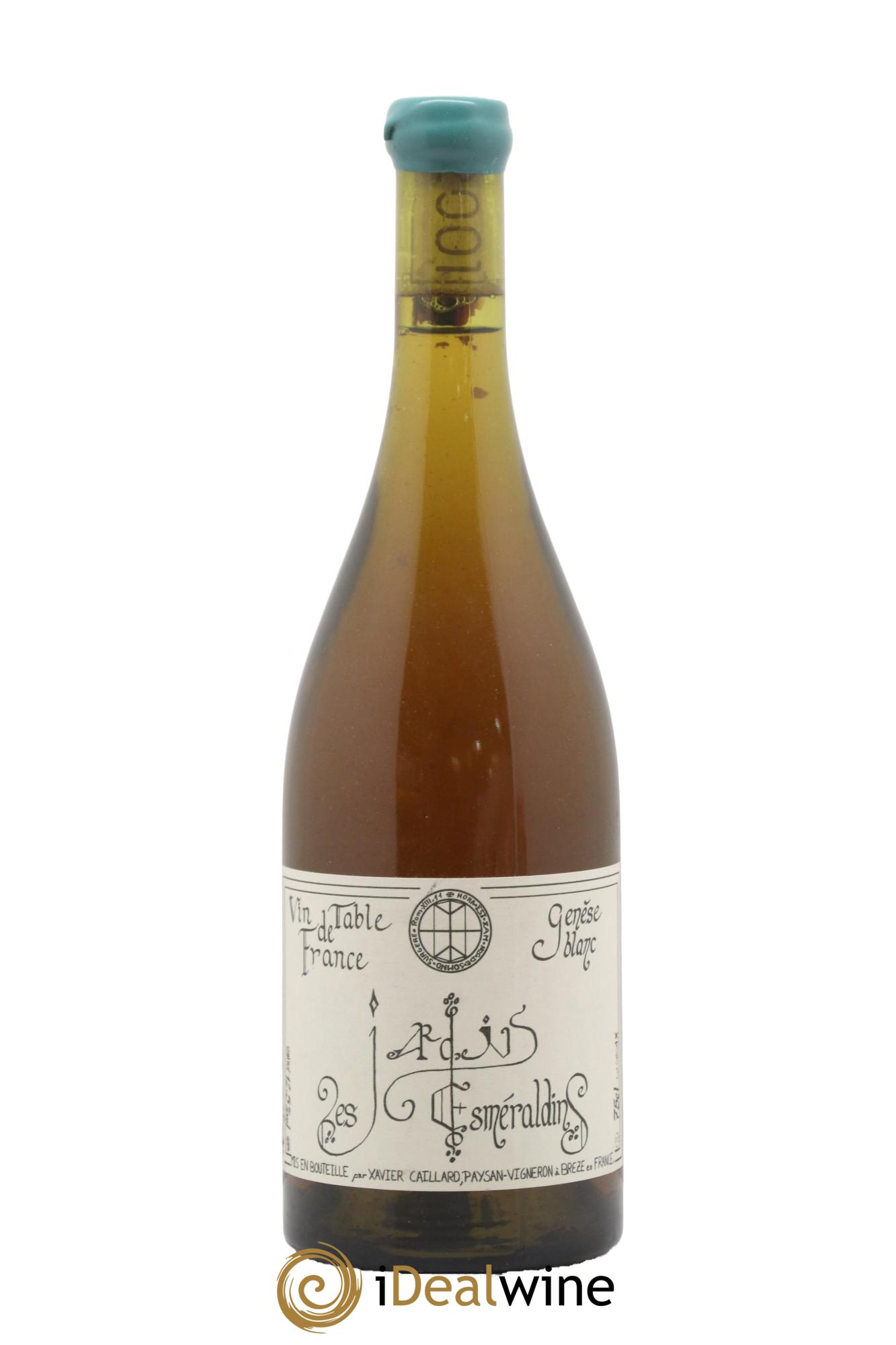 Vin de France Génèse Xavier Caillard - Les Jardins Esmeraldins 2001 - Lot de 1 bouteille - 0