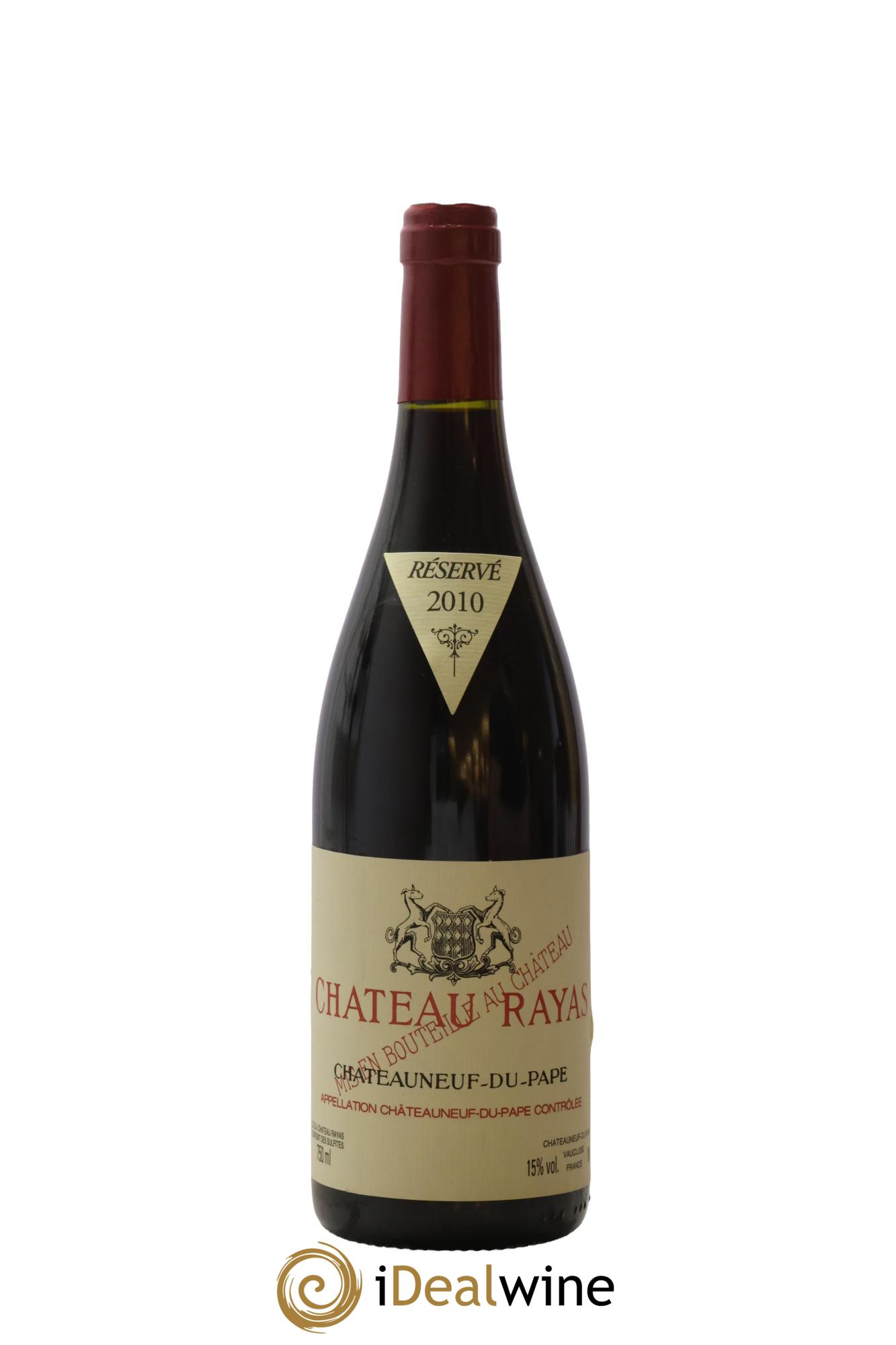Châteauneuf-du-Pape Château Rayas Emmanuel Reynaud 2010 - Lot de 1 bouteille - 0