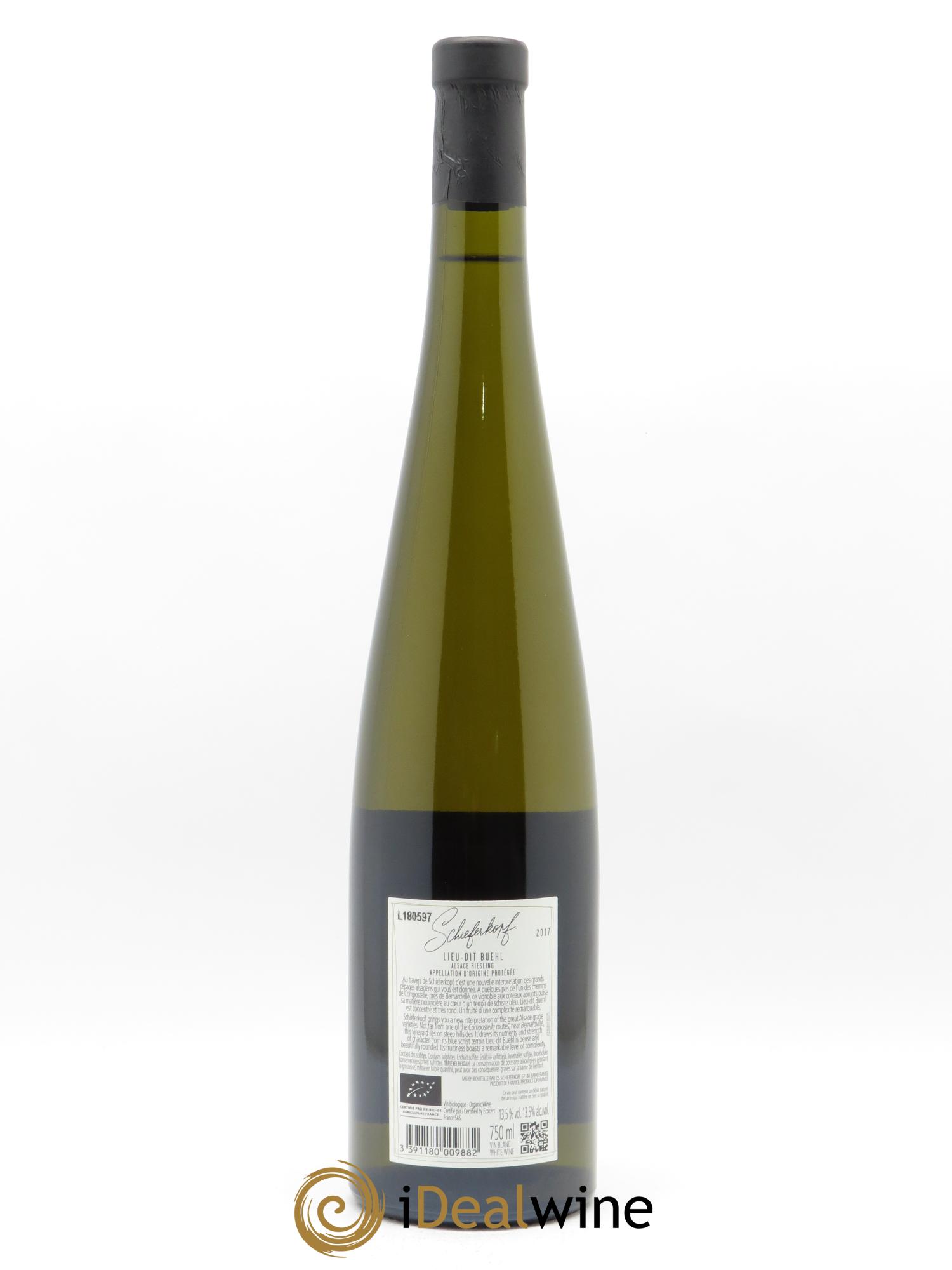 Alsace Riesling Lieu-dit Buehl Schieferkopf - Chapoutier  2017 - Lot de 1 bouteille - 1