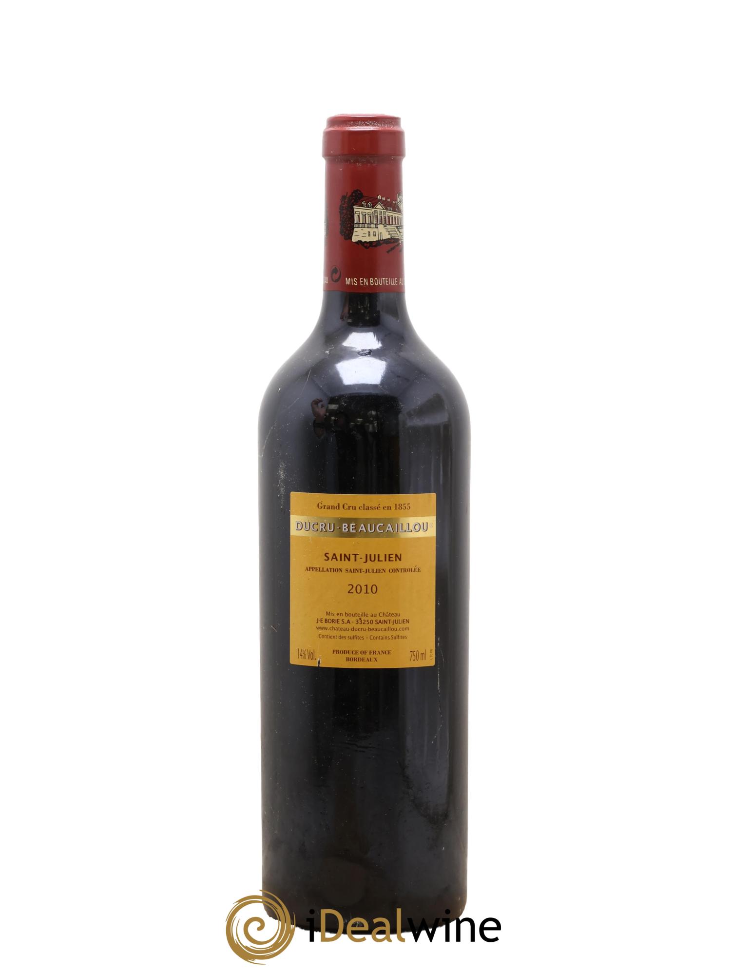 Château Ducru Beaucaillou 2ème Grand Cru Classé 2010 - Lot de 1 bouteille - 1