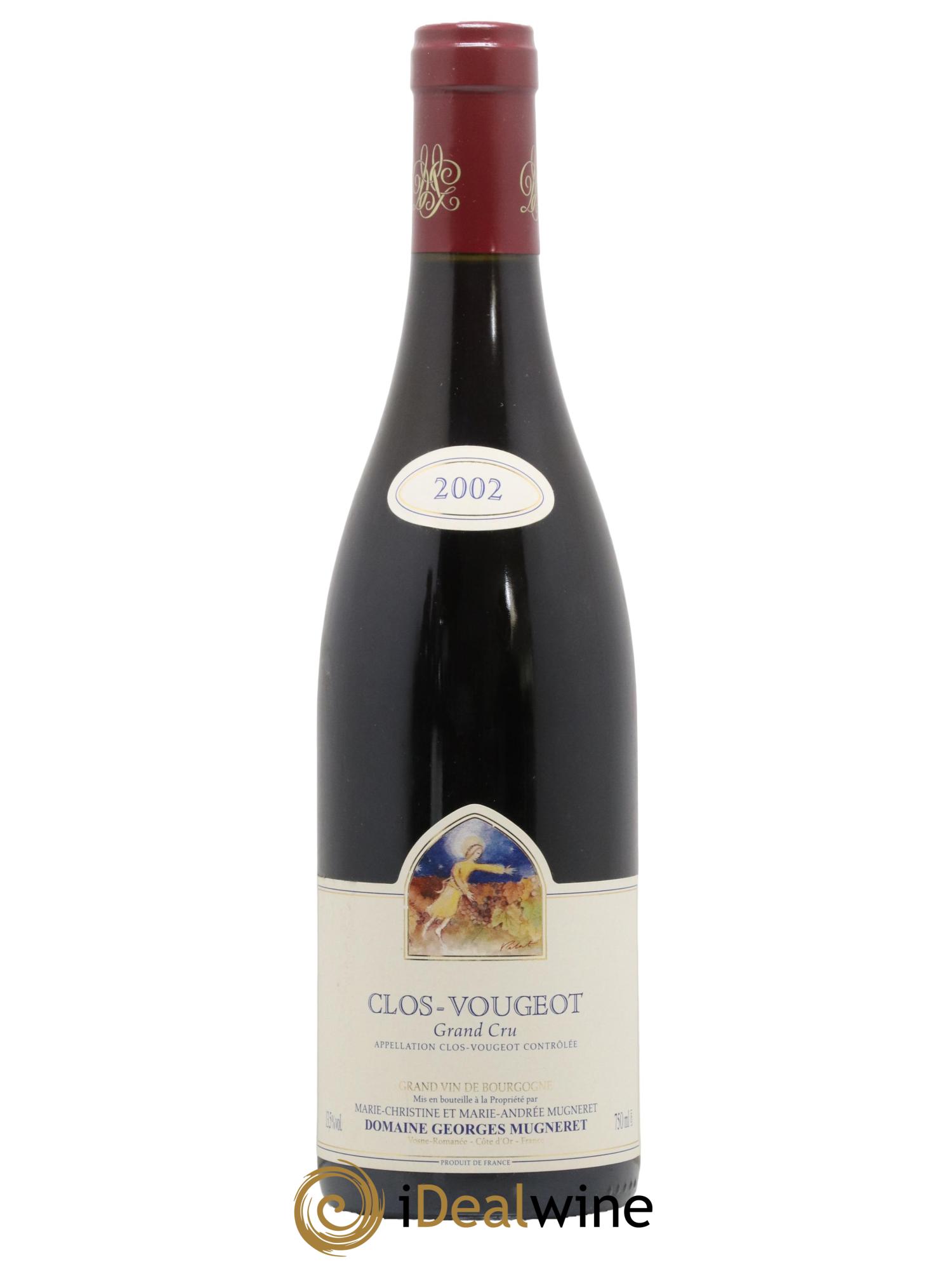 Clos de Vougeot Grand Cru Georges Mugneret-Gibourg (Domaine) 2002 - Lot de 1 bouteille - 0