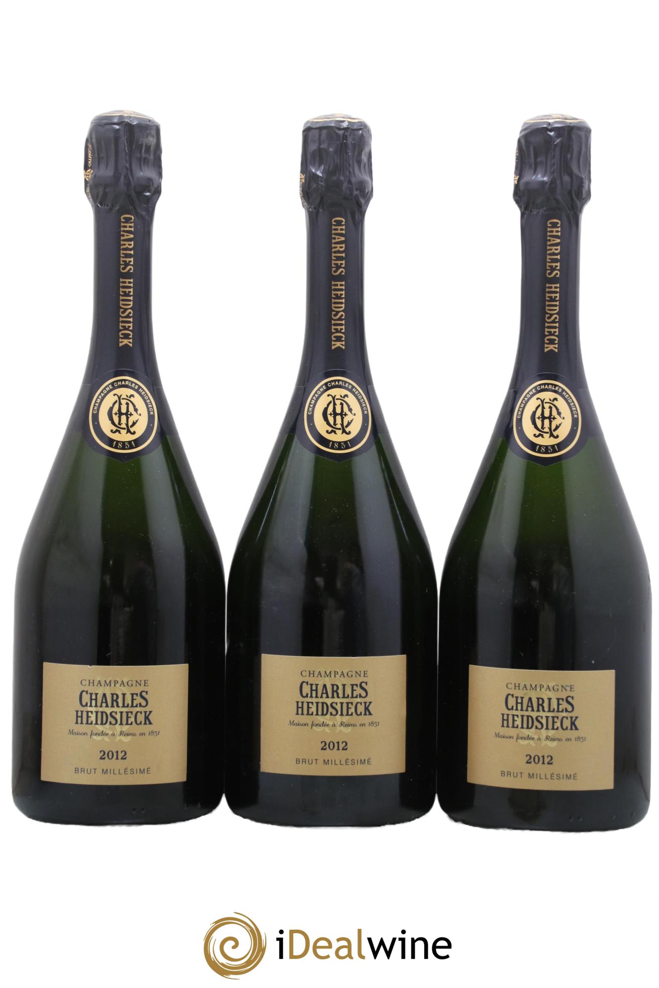 Brut Charles Heidsieck 2012 - Lot of 3 bottles - 0