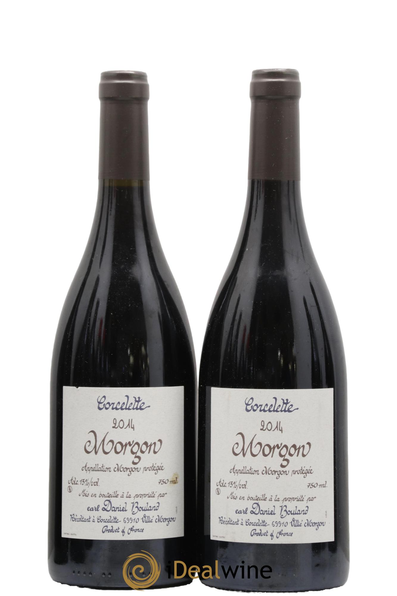 Morgon Corcelette Daniel Bouland (Domaine) 2014 - Lot de 2 bouteilles - 0