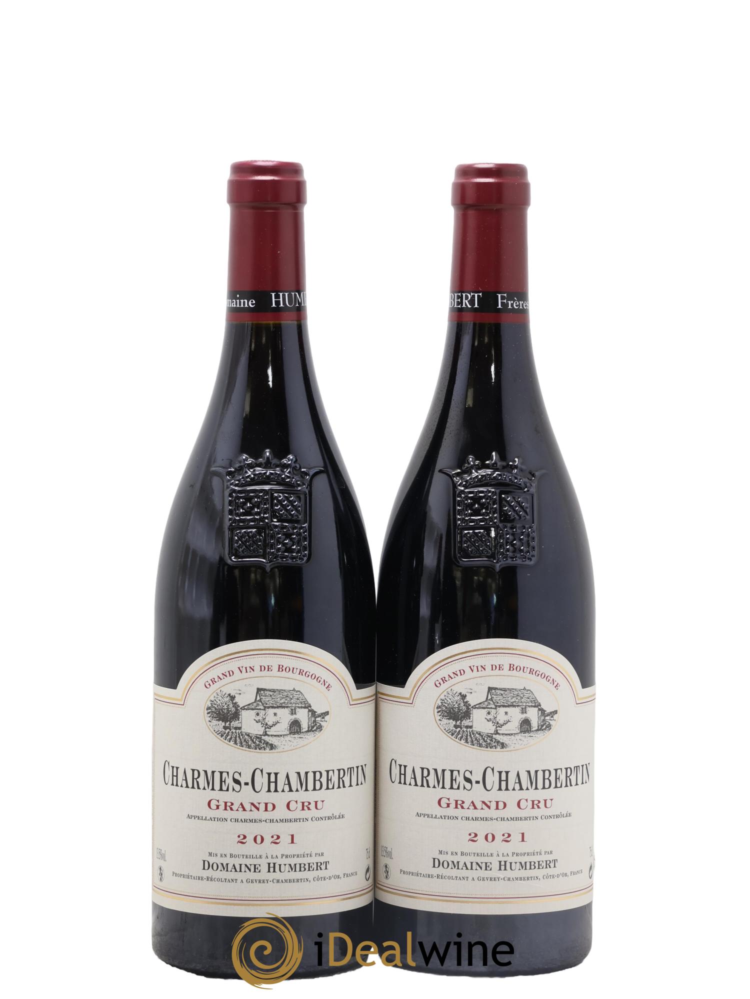 Charmes-Chambertin Grand Cru Humbert (Domaine) 2021 - Lot de 2 bouteilles - 0