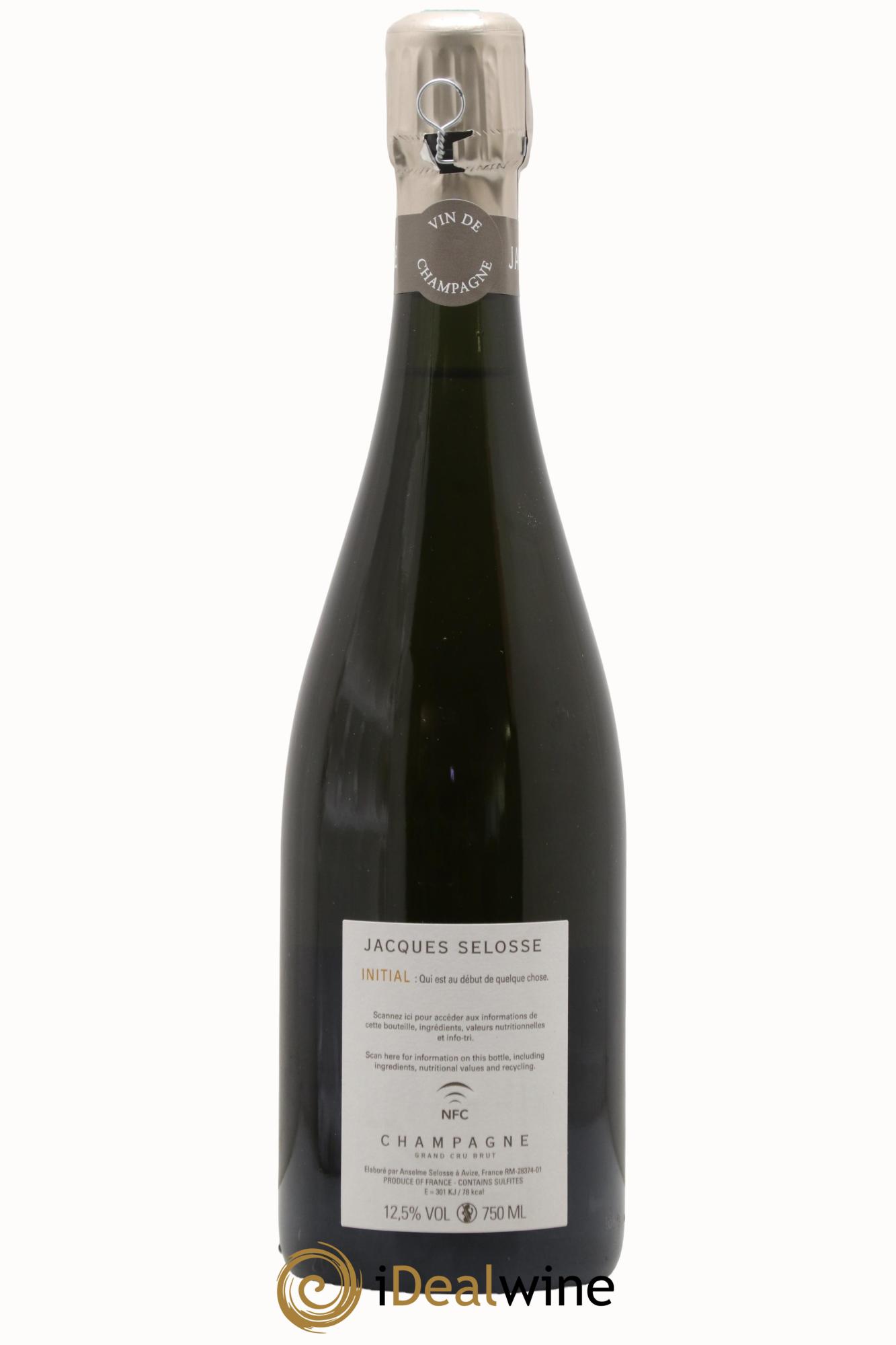 Initial Brut Jacques Selosse - Lot de 1 bouteille - 1