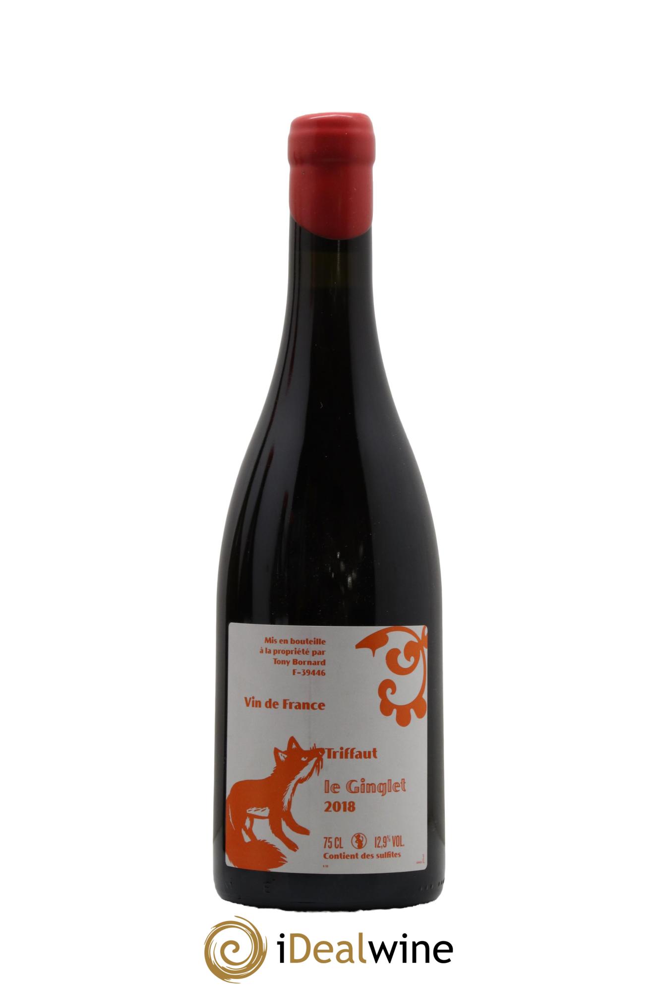 Vin de France Triffaut le Ginglet Bornard 2018 - Lot de 1 bouteille - 0