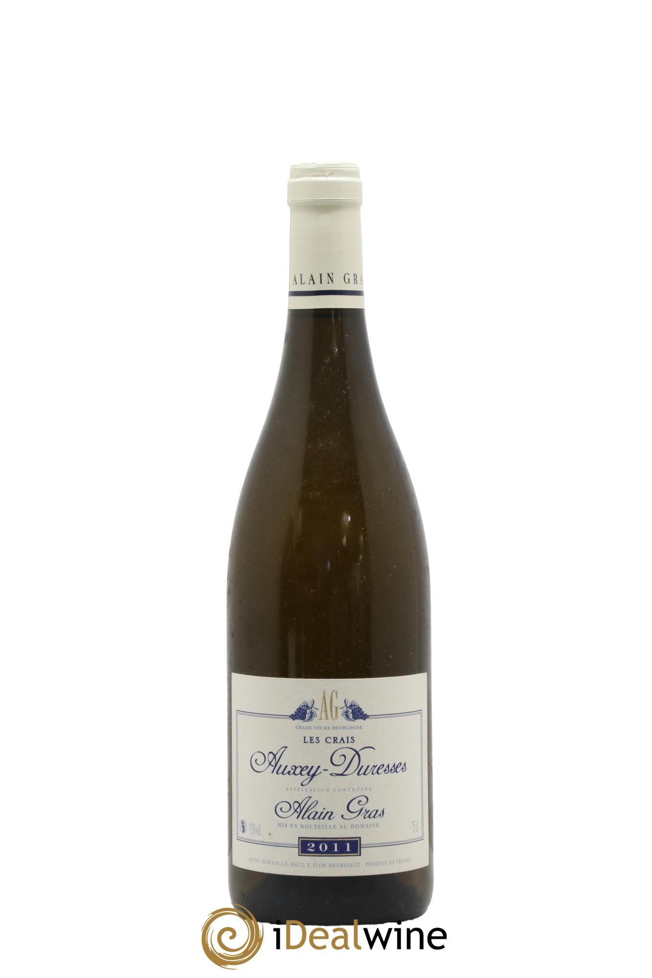 Auxey-Duresses Les Crais Alain Gras 2011 - Lot de 1 bouteille - 0