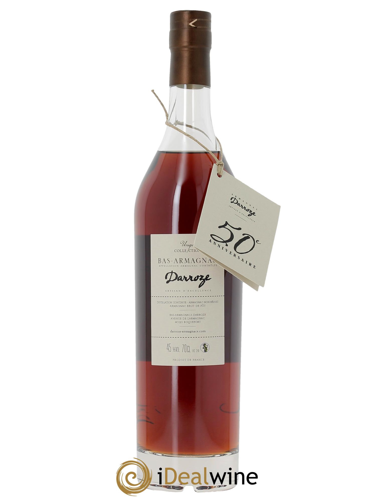 Bas-Armagnac Domaine de Bellair (45°) Darroze 1976 - Lot de 1 bouteille - 2