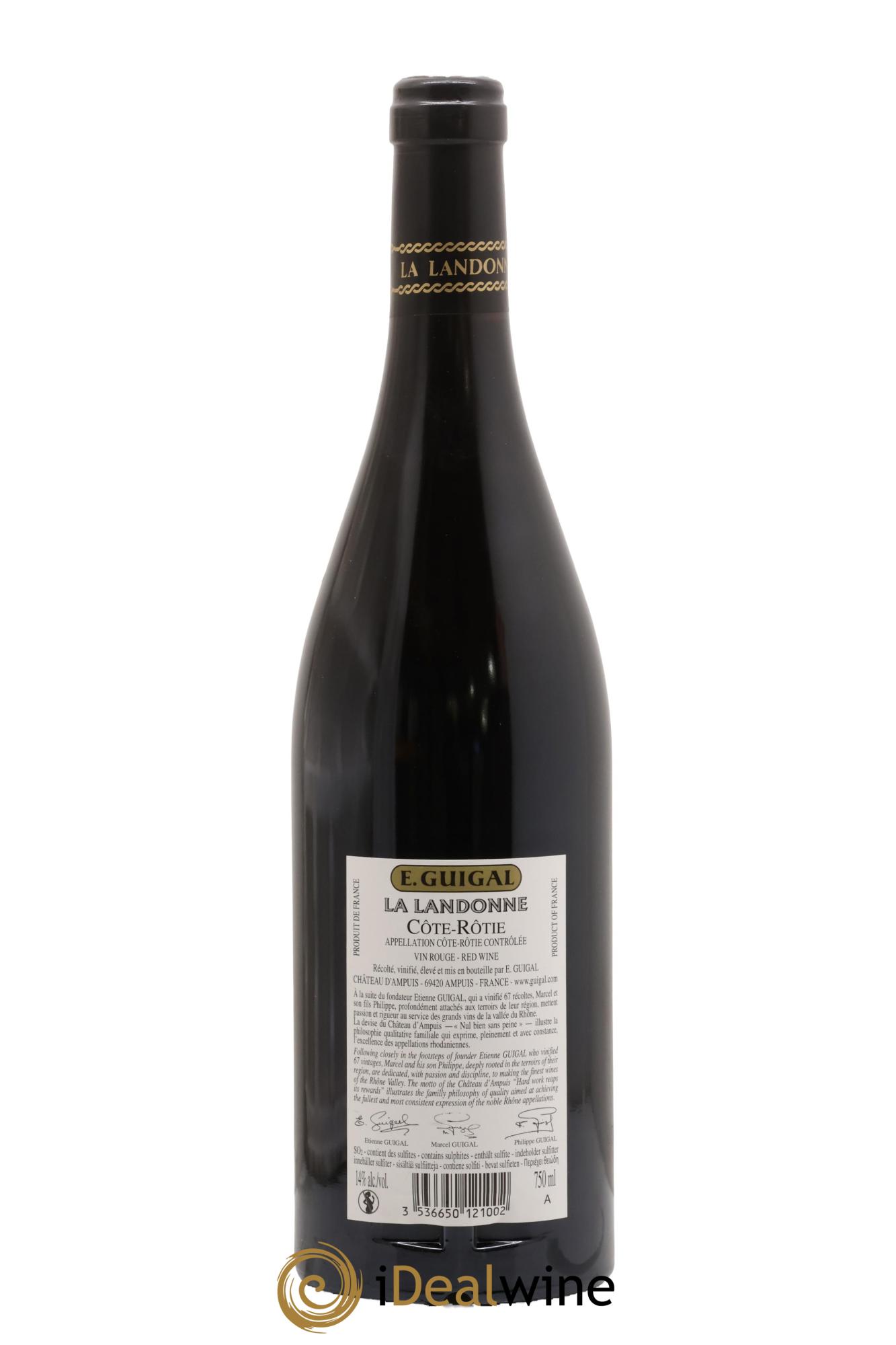 Côte-Rôtie La Landonne Guigal 2017 - Lot de 1 bouteille - 1