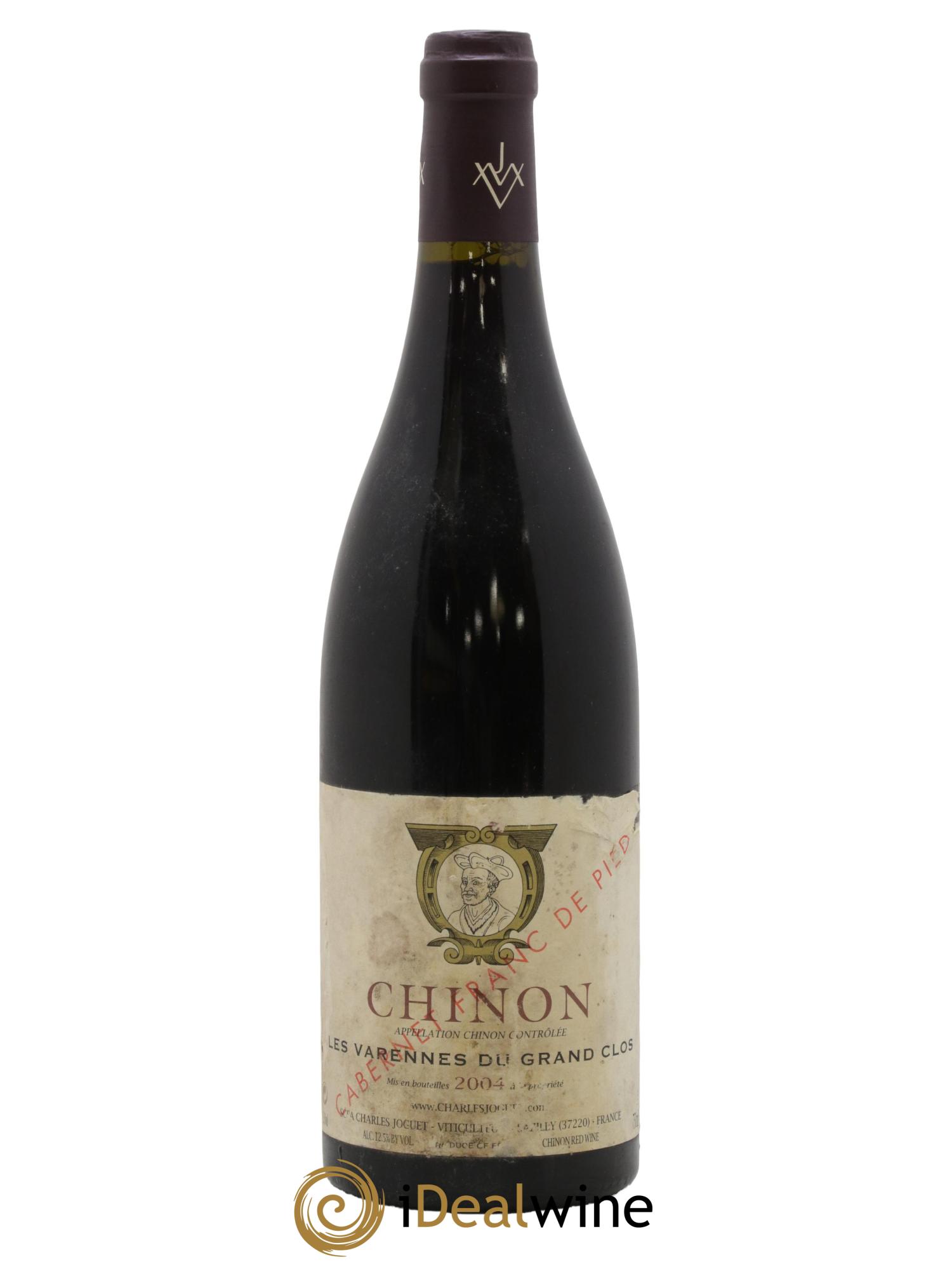 Chinon Les Varennes du Grand Clos Franc de Pied Charles Joguet (Domaine) 2004 - Lot de 1 bouteille - 0
