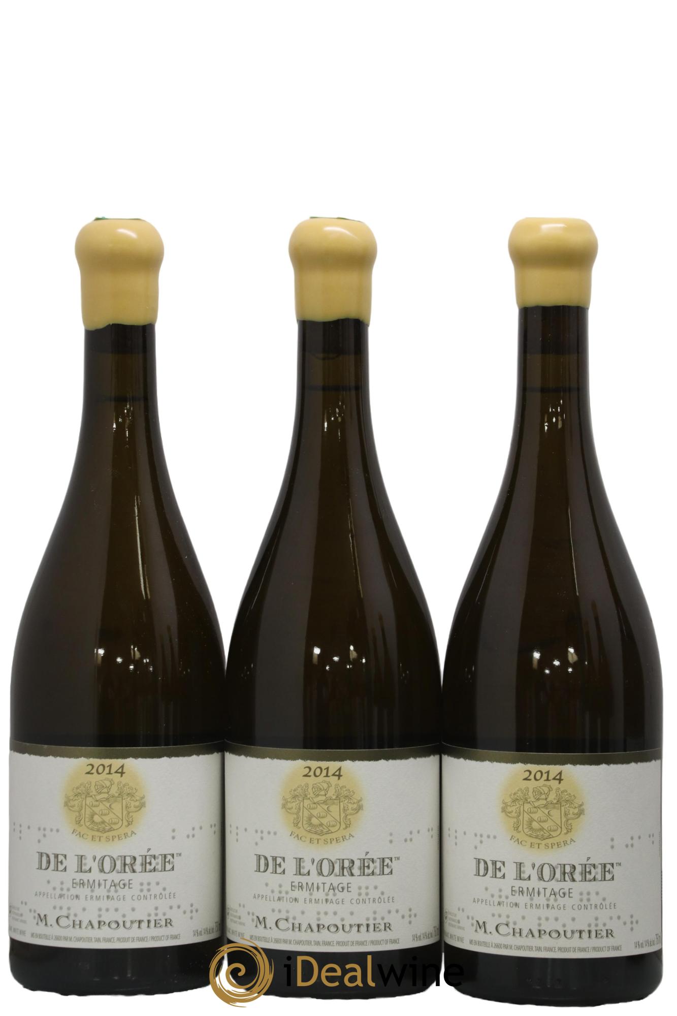 Hermitage Ermitage de l'Orée Chapoutier 2014 - Lot of 6 bottles - 1