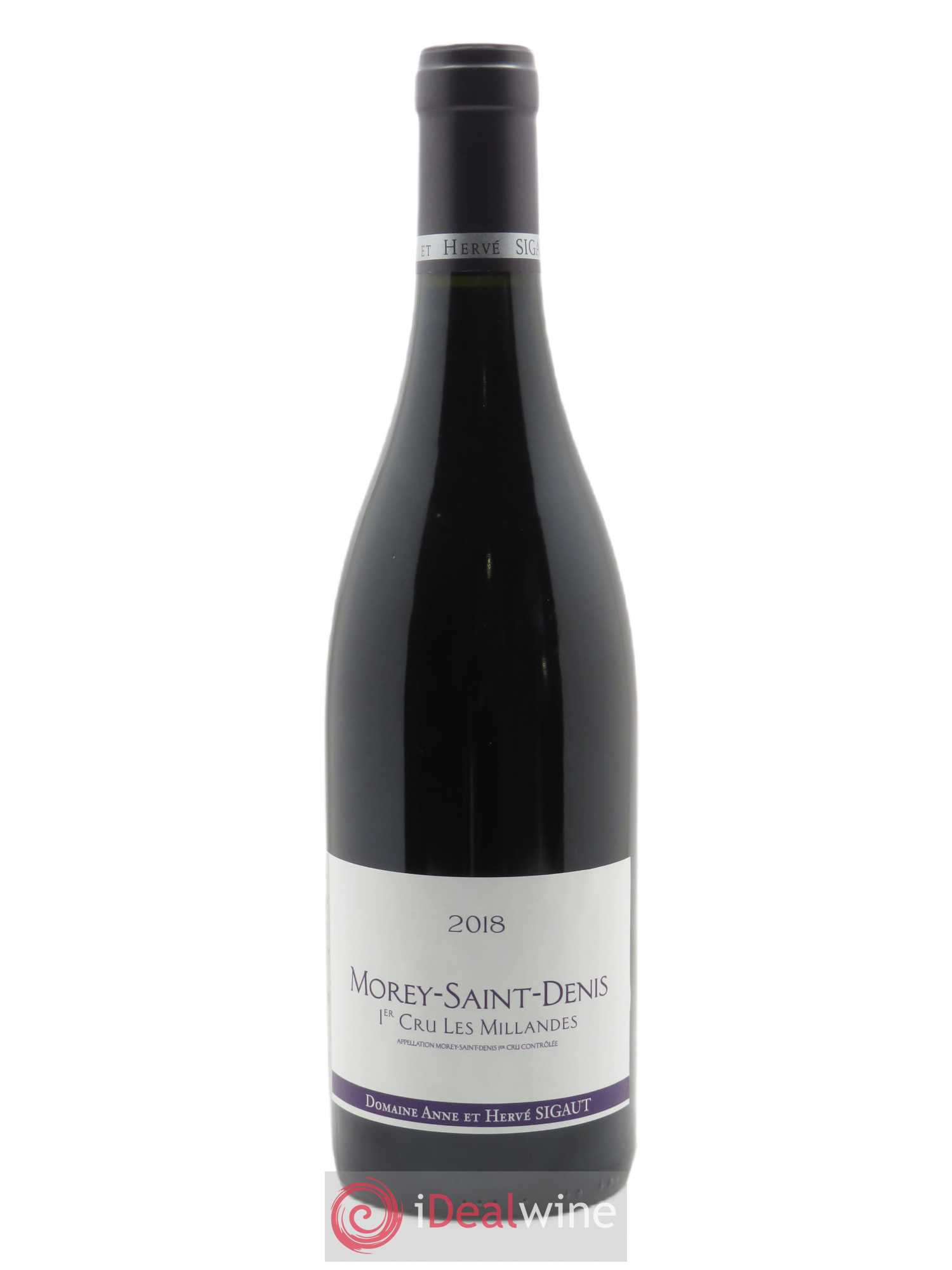 Morey Saint-Denis 1er Cru Les Millandes Anne et Hervé Sigaut (Domaine) 2018 - Lot de 1 bouteille - 0
