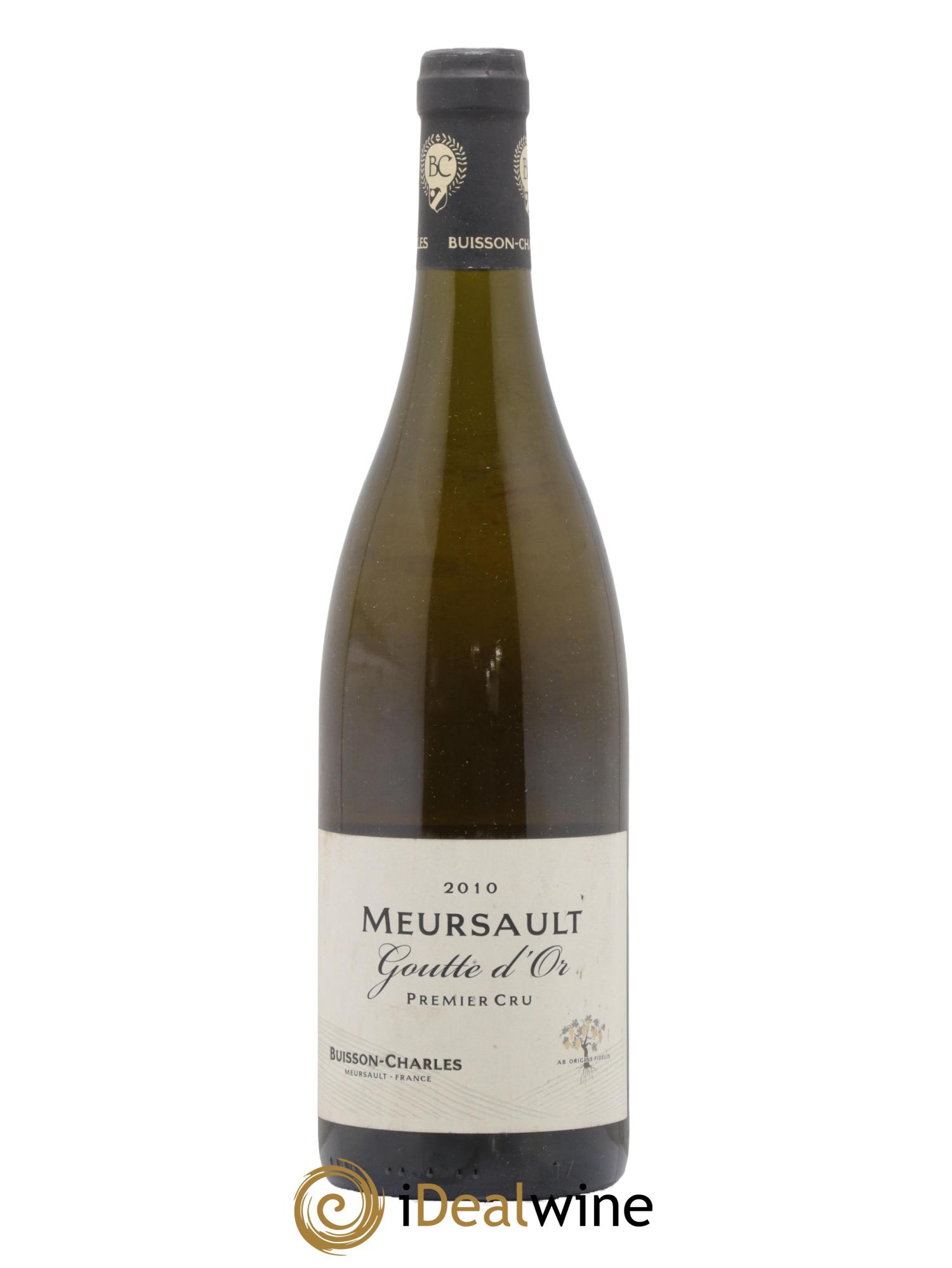Meursault 1er Cru Goutte d'Or Buisson-Charles (Domaine) 2010 - Lotto di 1 bottiglia - 0