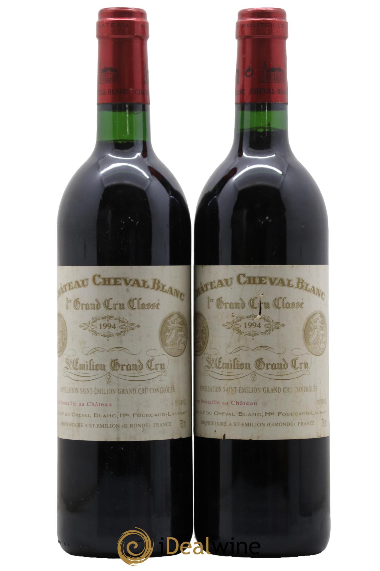 Château Cheval Blanc 1er Grand Cru Classé A 1994 - Lot de 2 bouteilles - 0