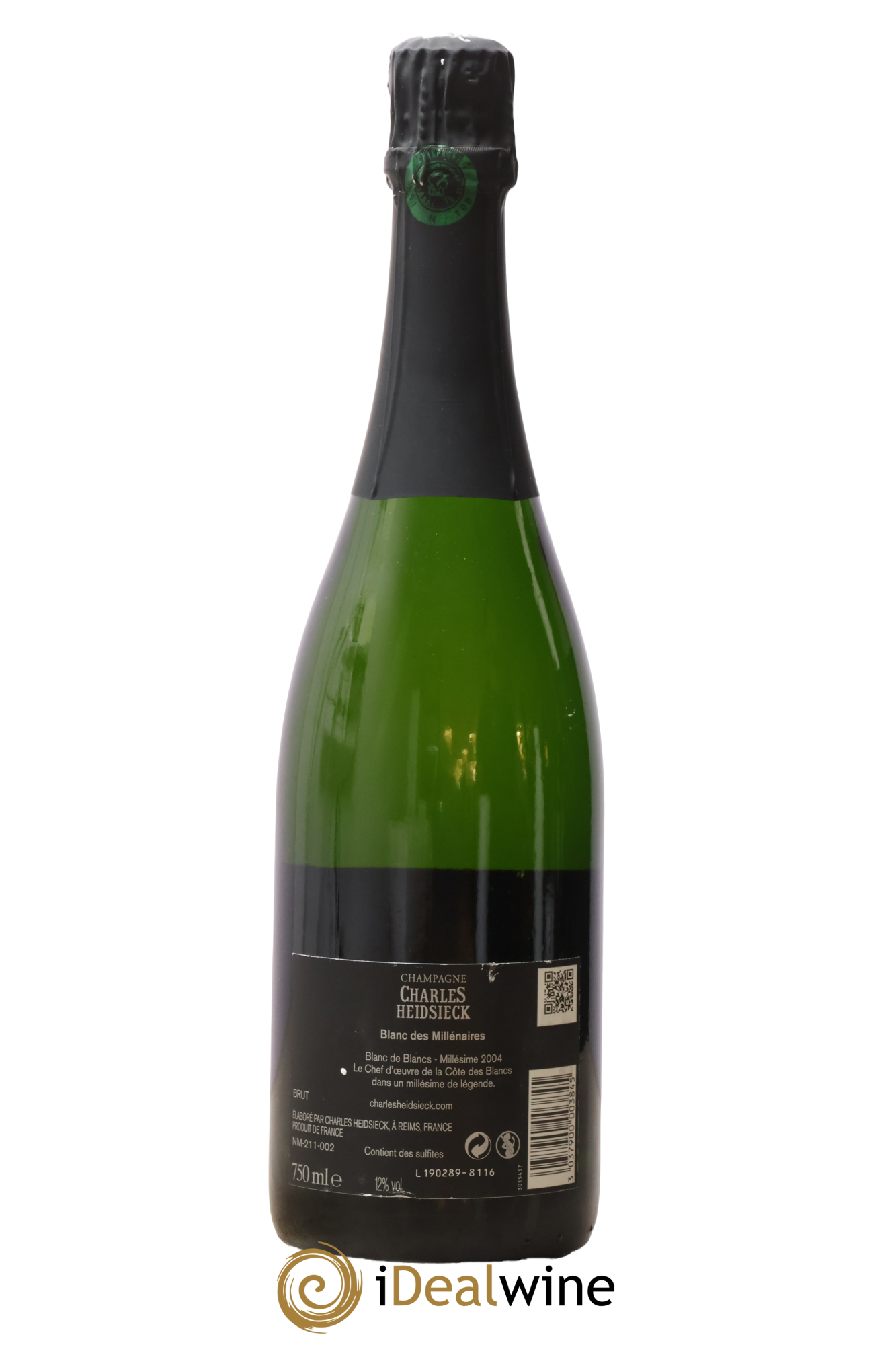 Blanc de Blancs Blanc des Millénaires Brut Charles Heidsieck 2004 - Posten von 1 Flasche - 1
