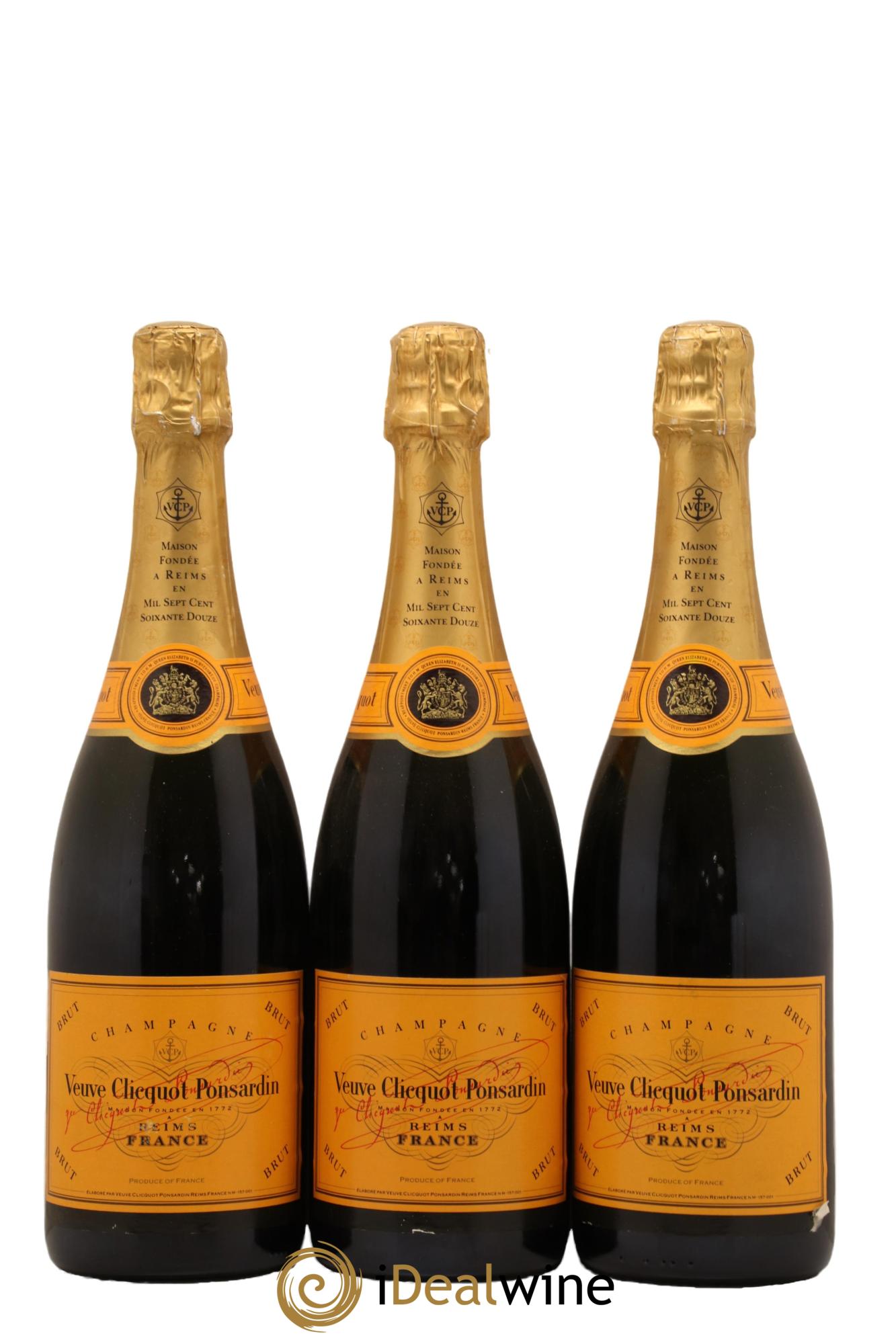 Carte Jaune Brut Veuve Clicquot - Lot de 3 bouteilles - 0