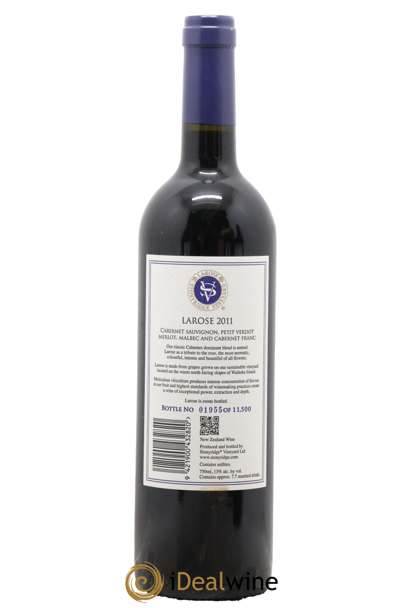 Nouvelle Zélande Waiheke Island Larose Stonyridge Vineyard 2011 - Lot of 1 bottle - 1