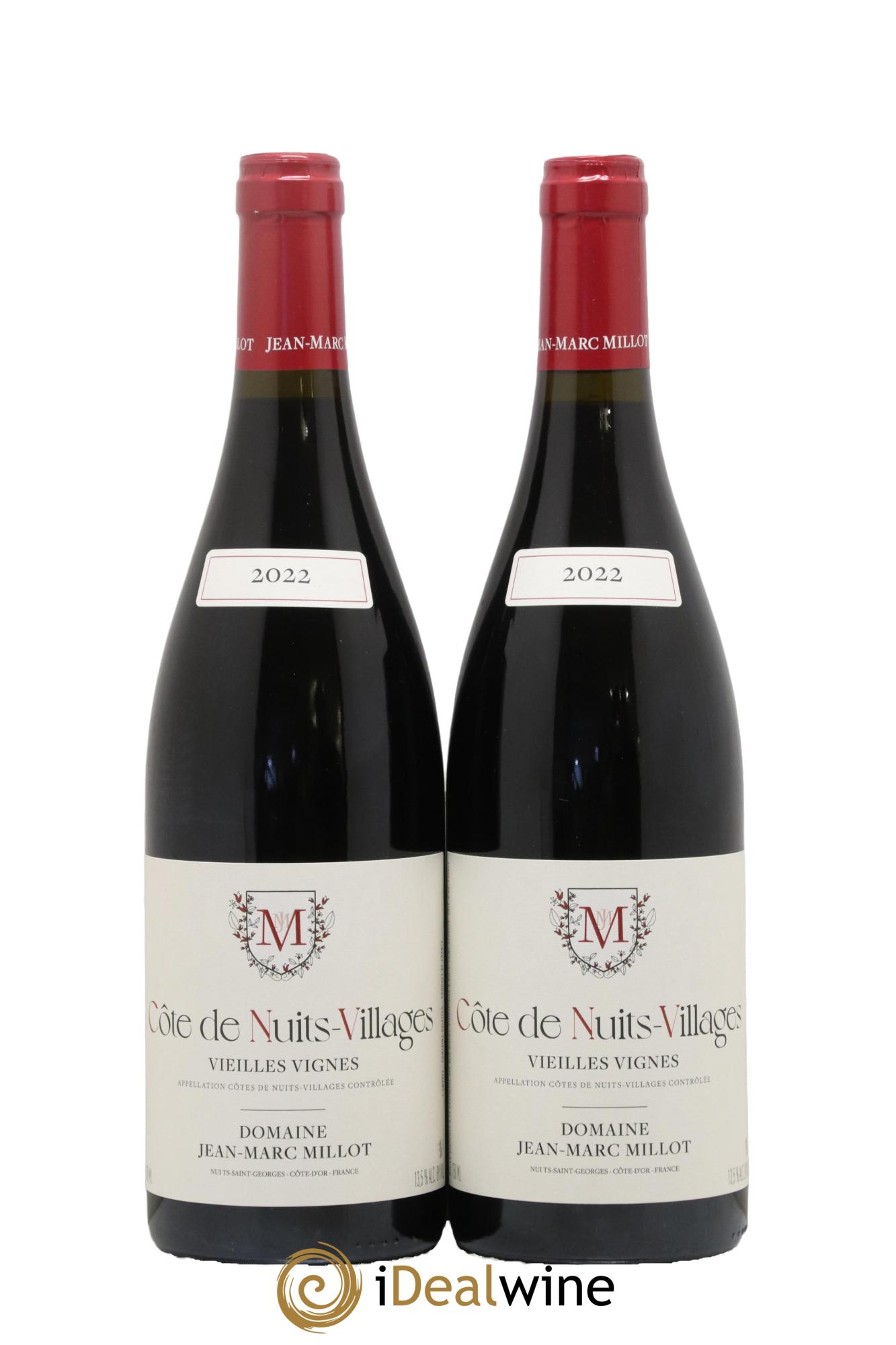 Côte de Nuits Vieilles Vignes Jean-Marc Millot 2022 - Lot de 2 bouteilles - 0