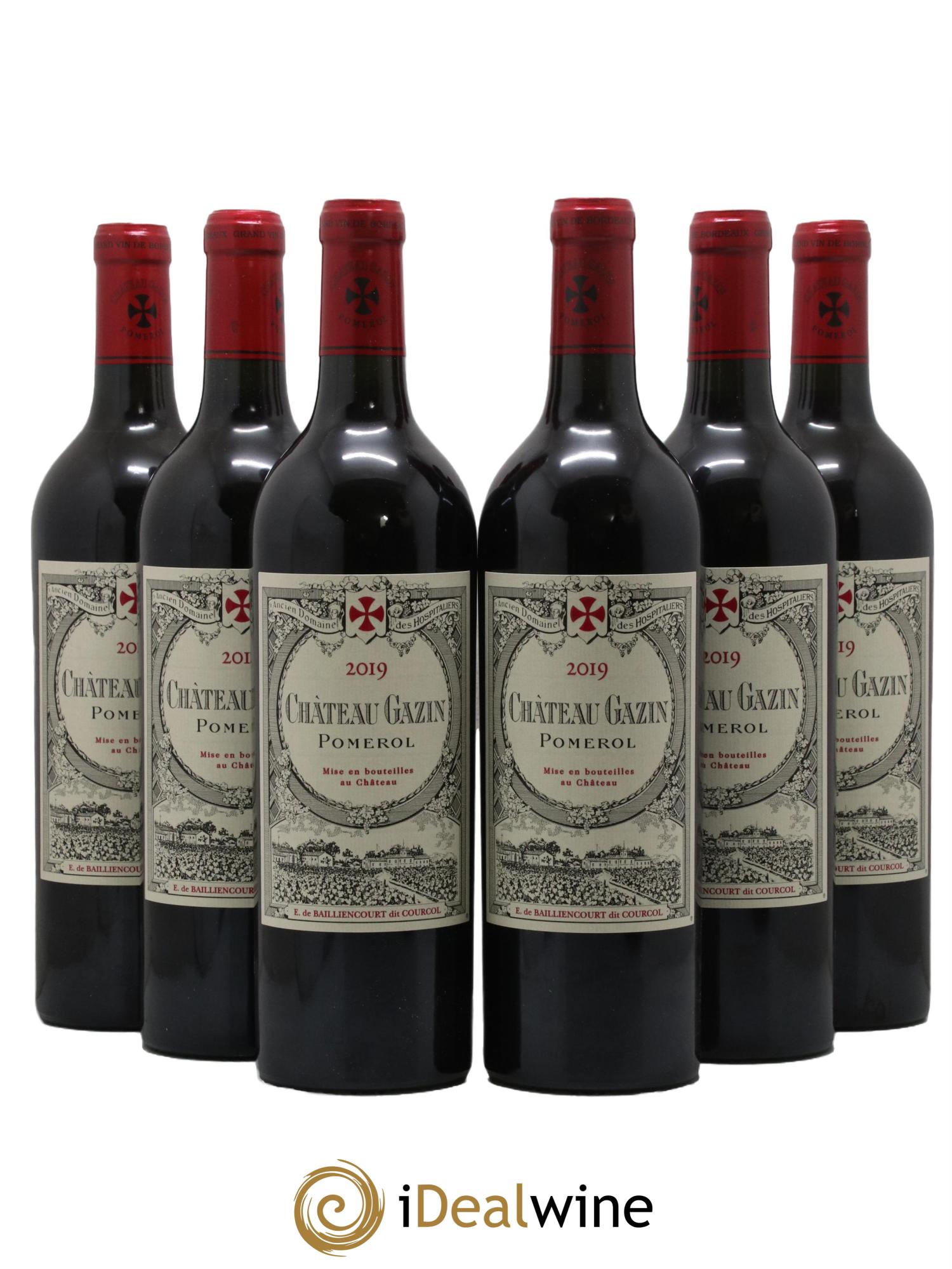 Château Gazin 2019 - Lot de 6 bouteilles - 0