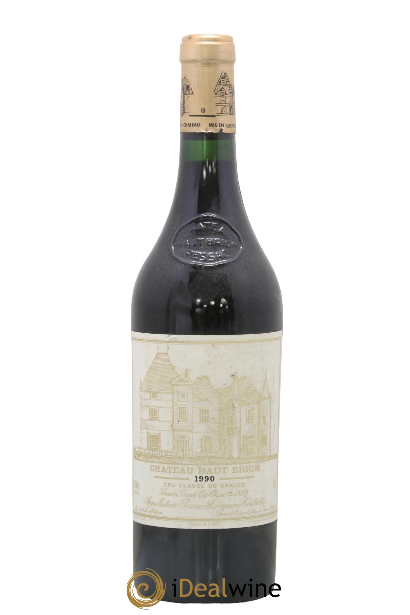 Château Haut Brion 1er Grand Cru Classé 1990 - Lot de 1 bouteille - 0
