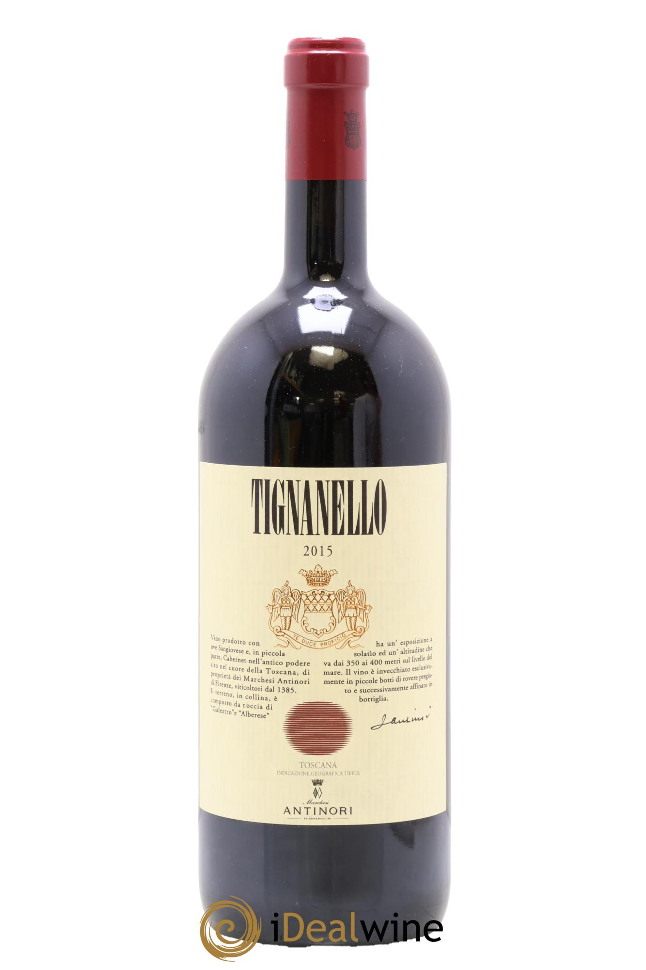Toscana IGT Tignanello Tenuta Tignanello - Marchesi Antinori 2015 - Lot de 1 magnum - 0