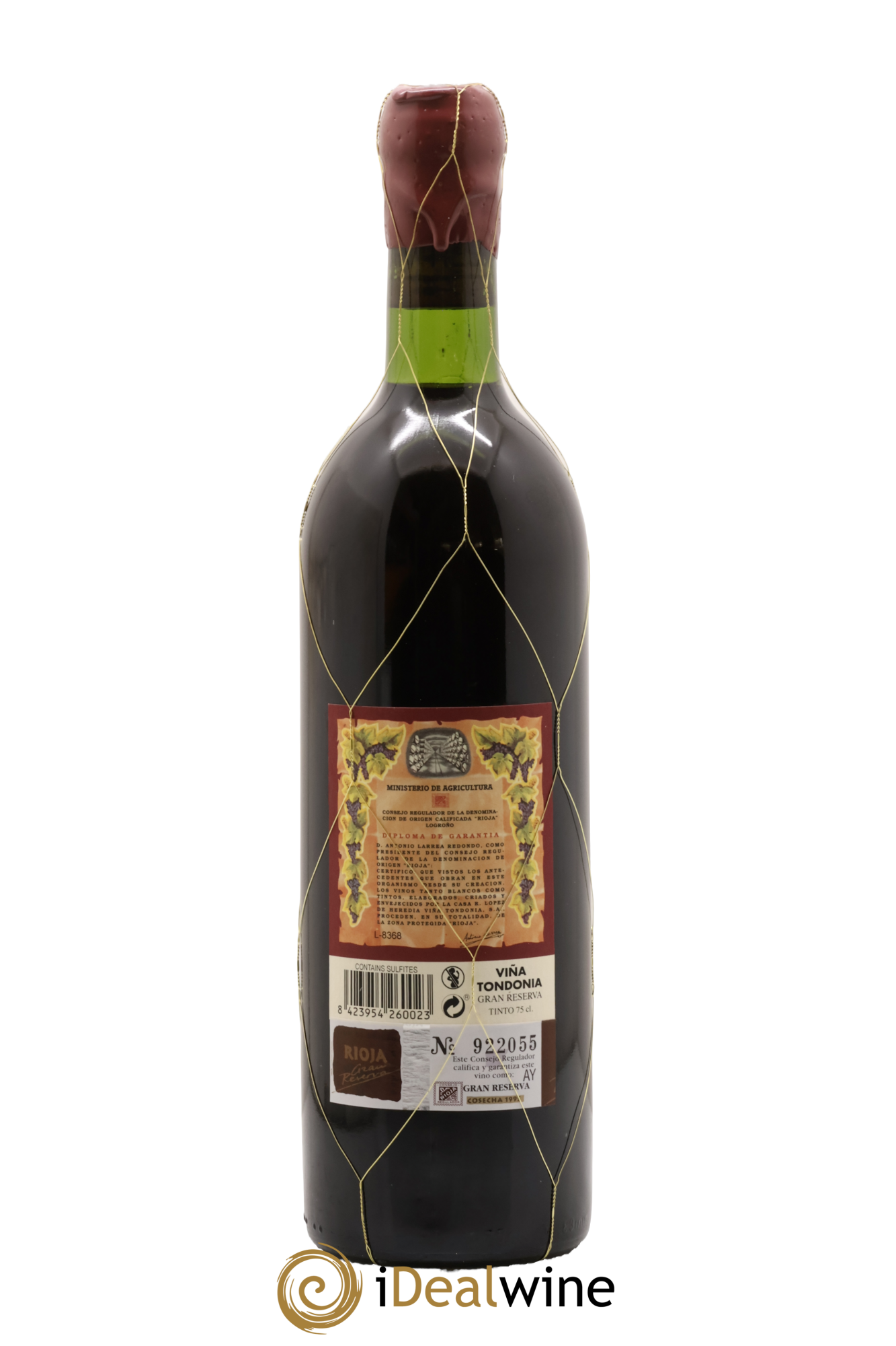 Rioja Gran Reserva Vina Tondonia R. Lopez de Heredia 1995 - Lotto di 1 bottiglia - 1