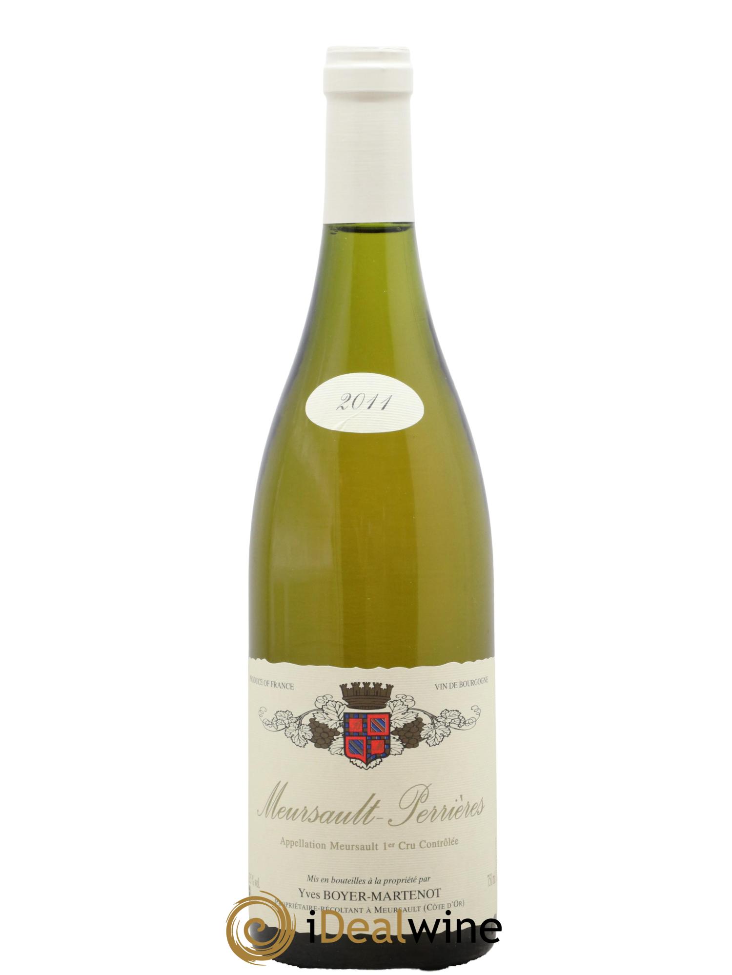 Meursault 1er Cru Perrieres Yves Boyer Martenot 2011 - Lot de 1 bouteille - 0