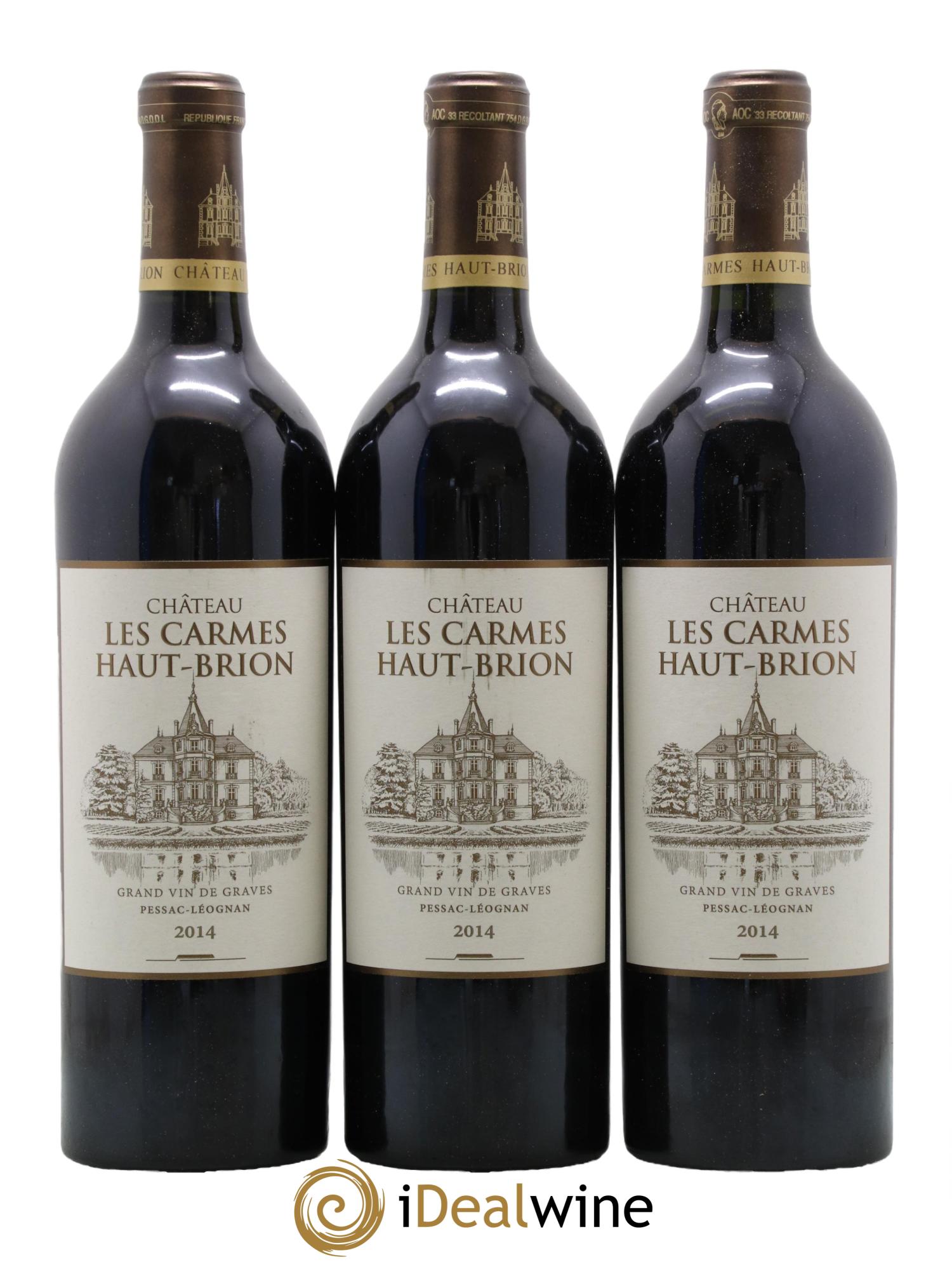 Château Les Carmes Haut-Brion 2014 - Lot de 6 bouteilles - 1