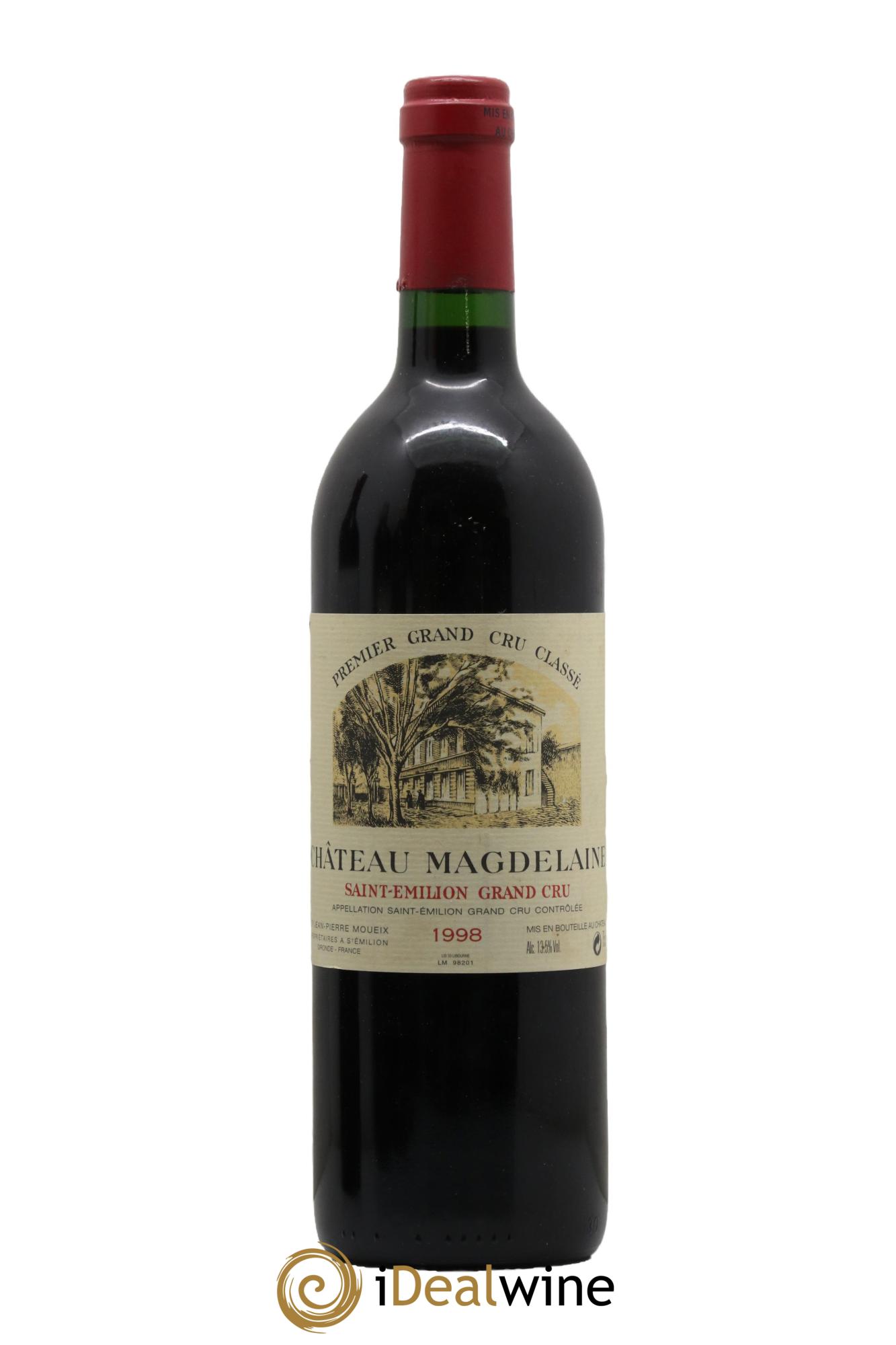 Château Magdelaine 1998 - Lot de 1 bouteille - 0