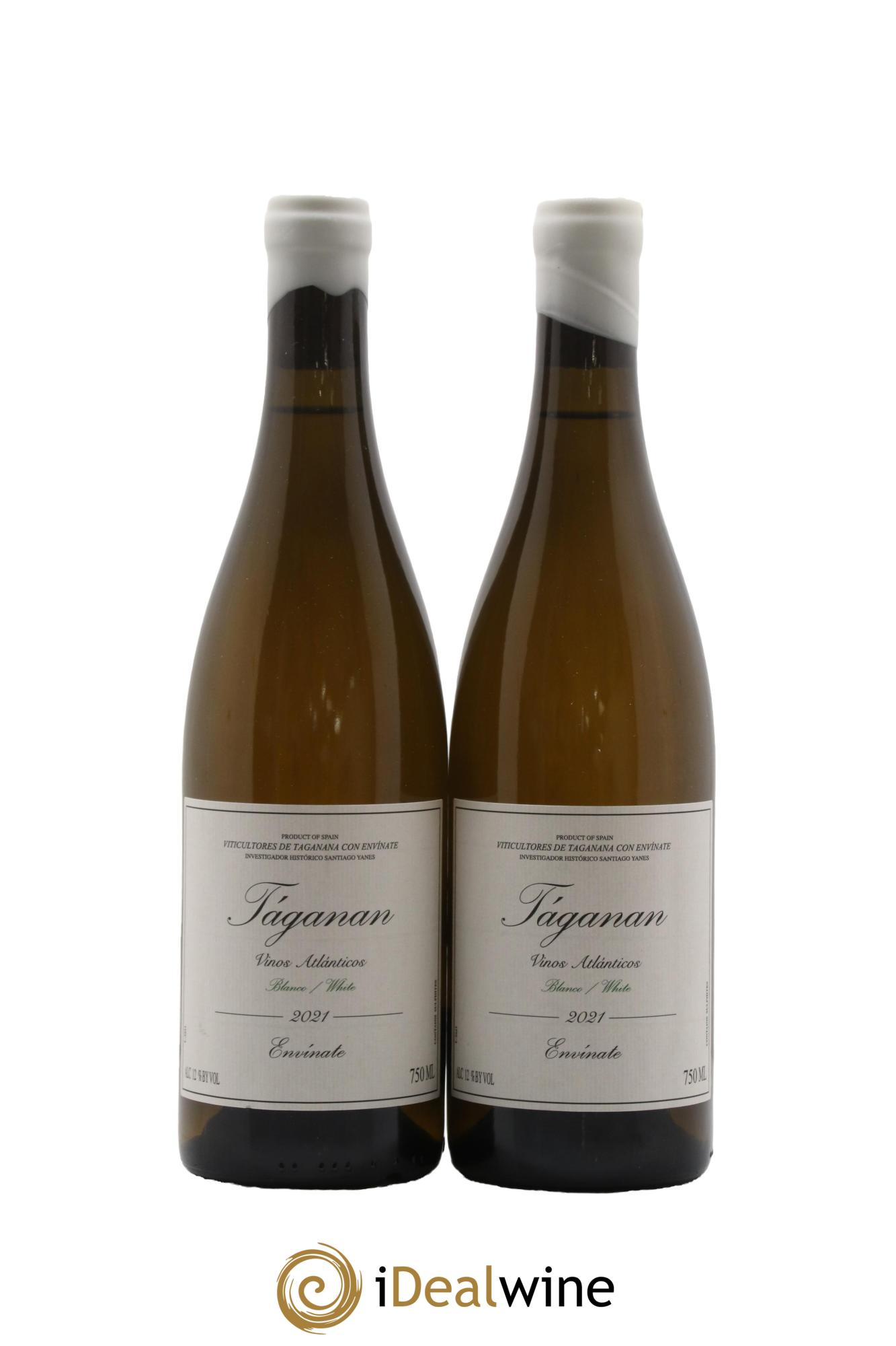 Vinos Atlántico Táganan Blanco Envinate 2021 - Lot de 2 bouteilles - 0